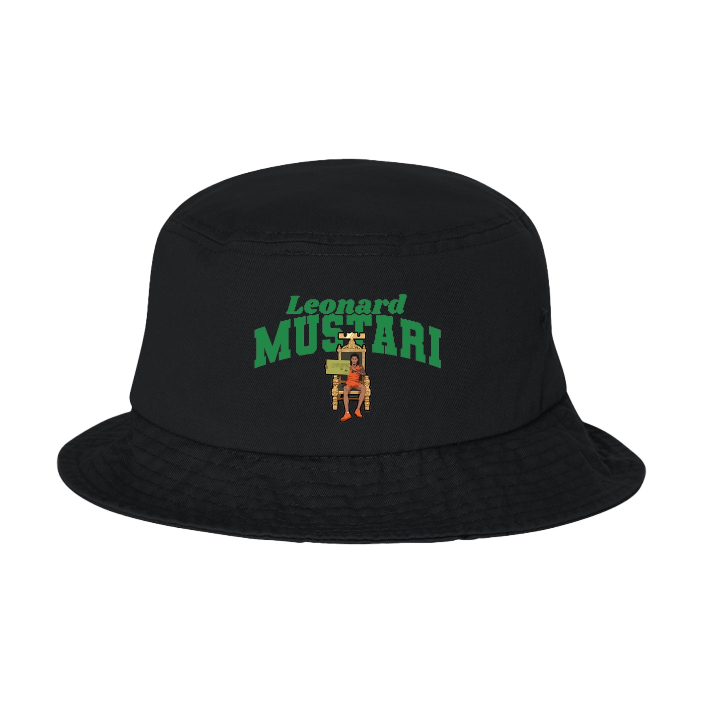 Bucket Cap — Signature Arch in Black