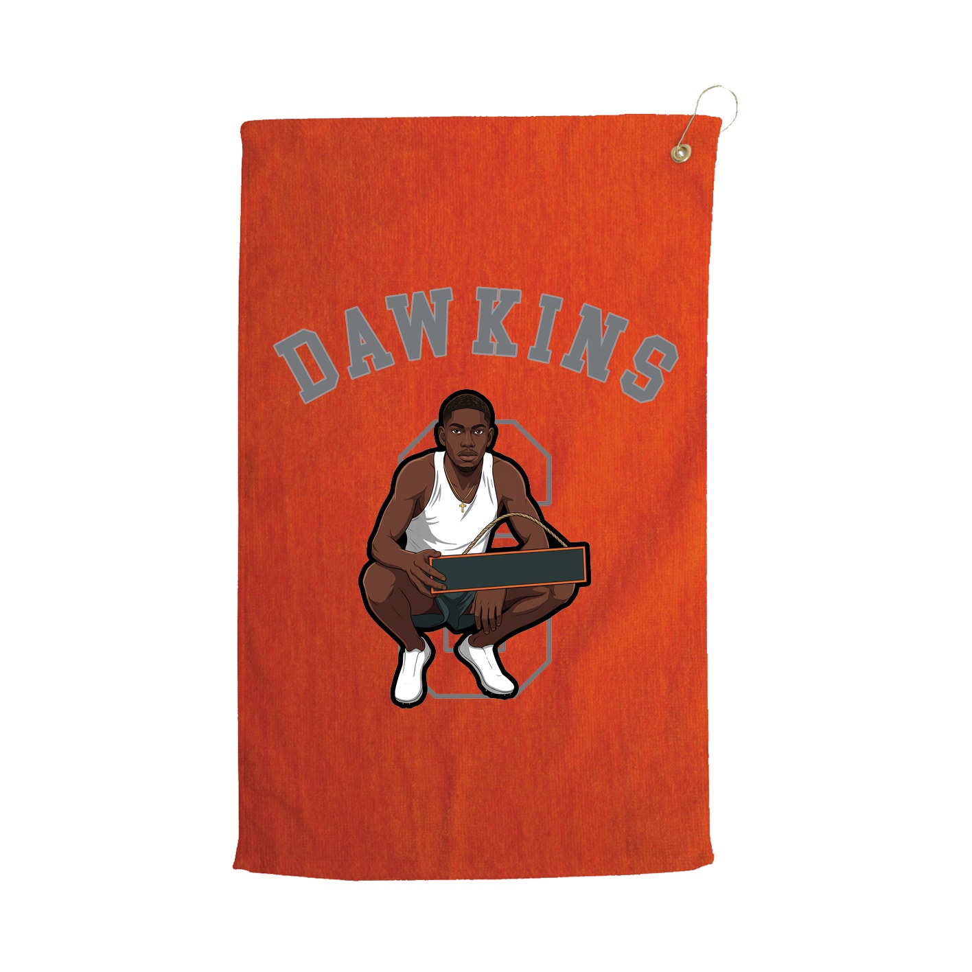 Golf Towel — Shirsey Arch in Orange
