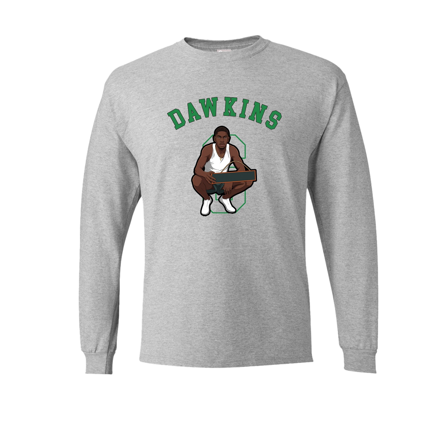 Long Sleeve Tee — Shirsey Arch in Grey