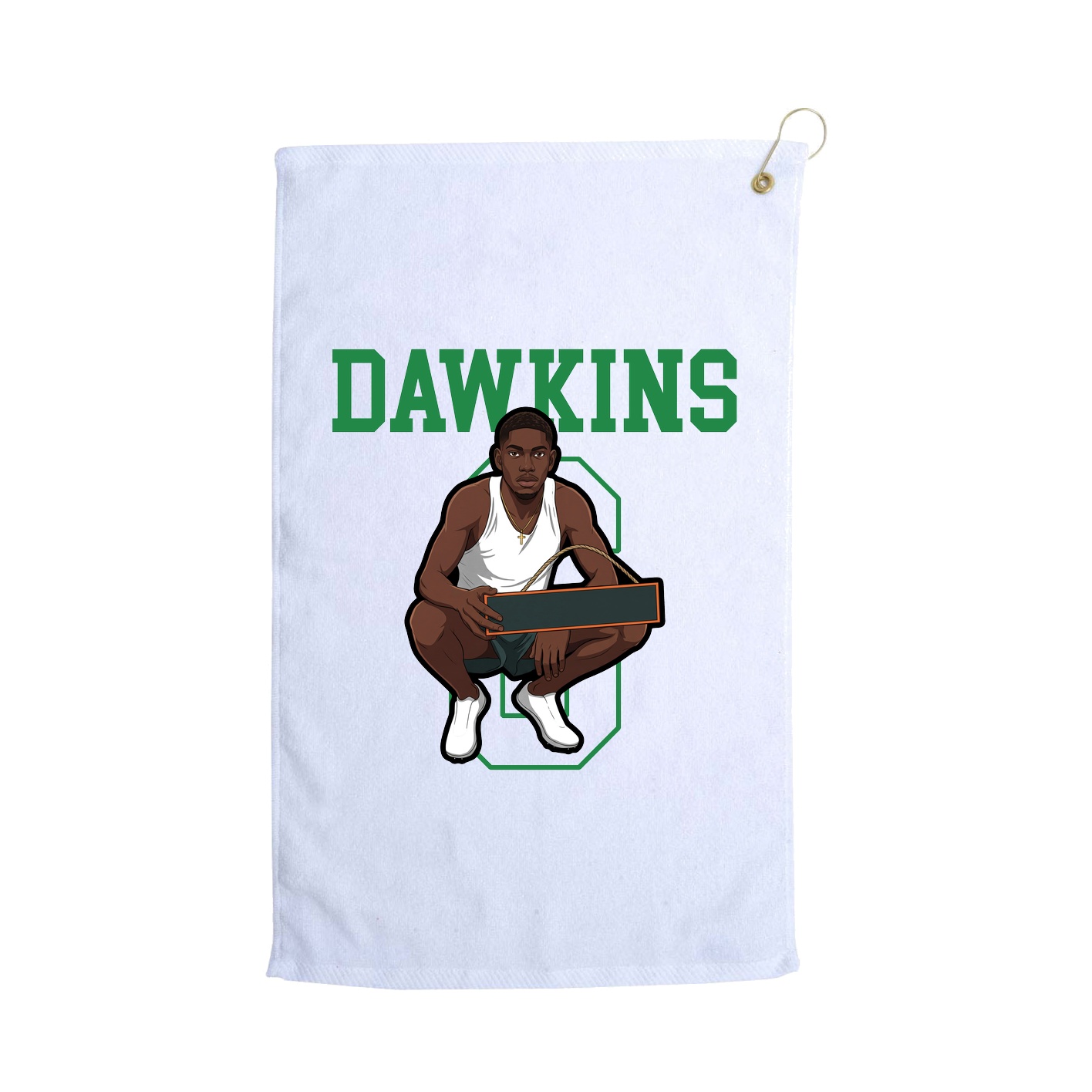 Golf Towel — Shirsey in White