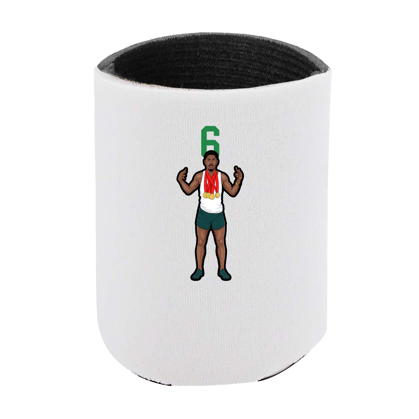 Can Holder — Number Top in White