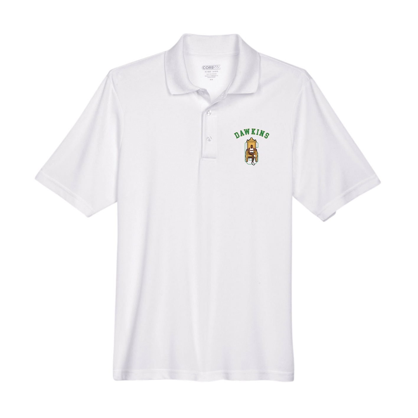 Performance Polo — Shirsey Arch in White