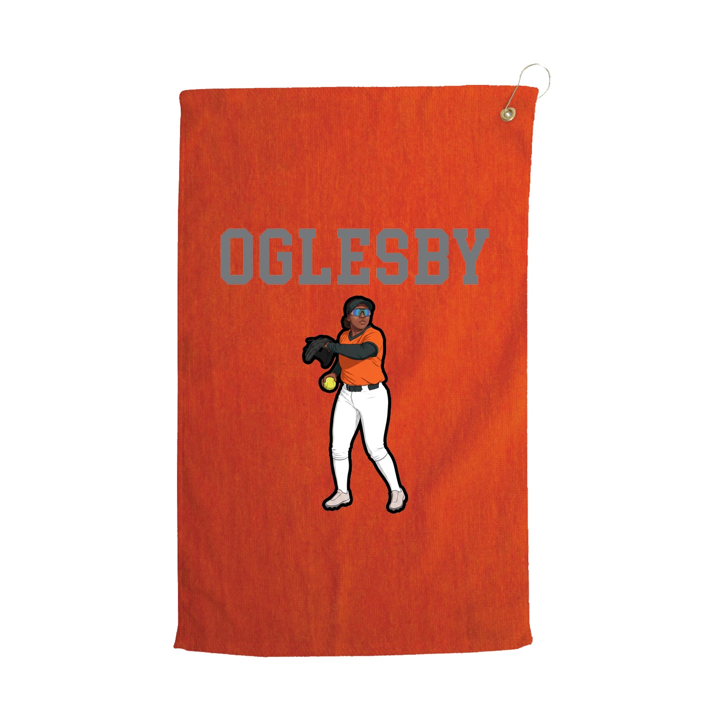Golf Towel — Shirsey in Orange