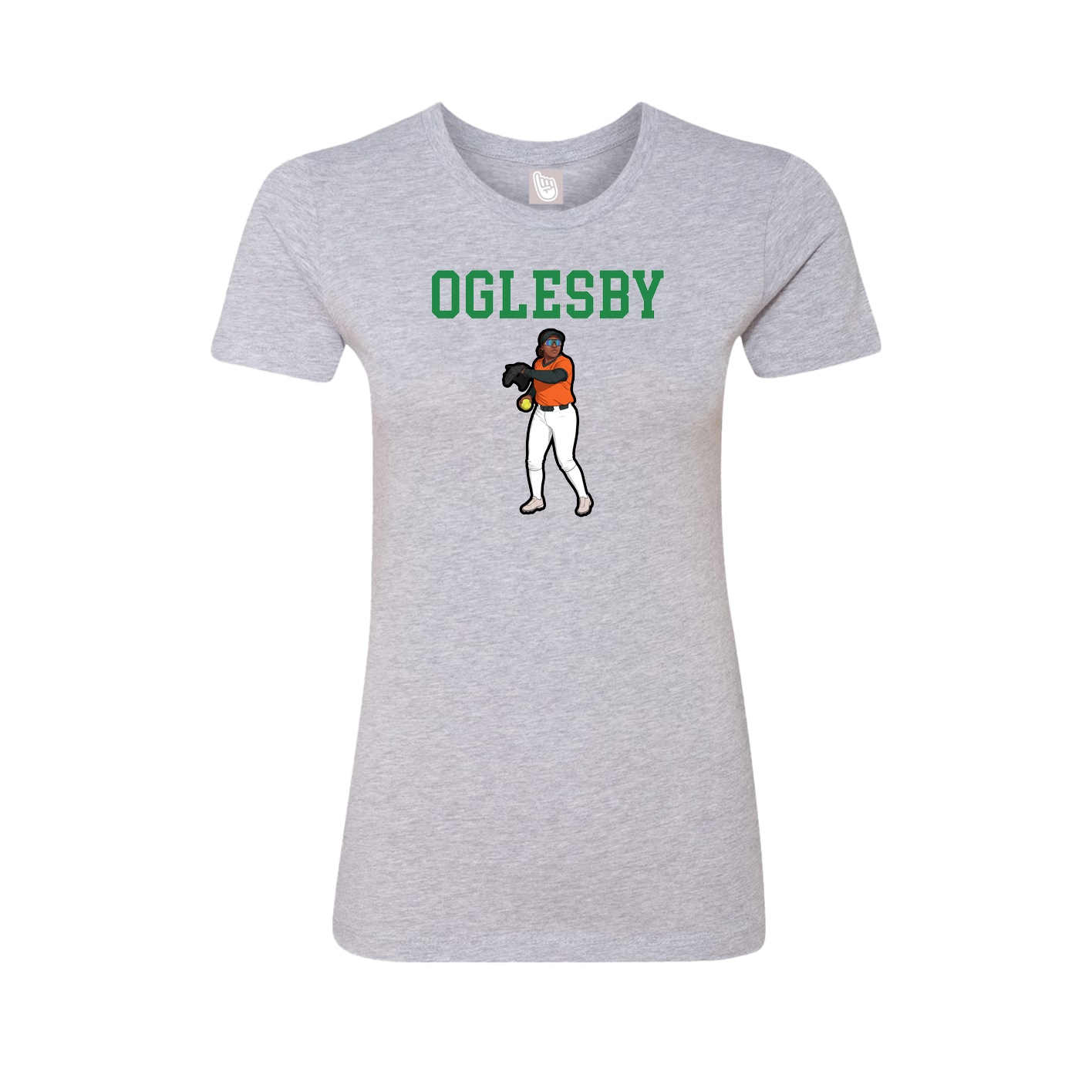 Fitted Women's Tee — Shirsey in Grey
