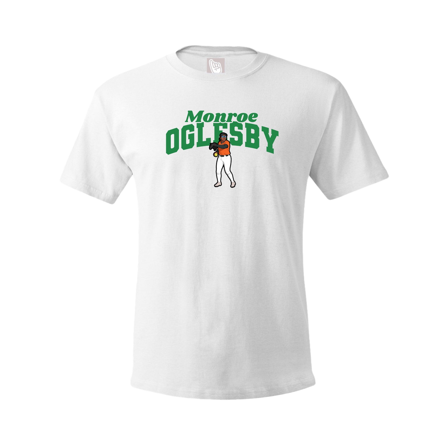 Youth Tee — Signature Arch in White