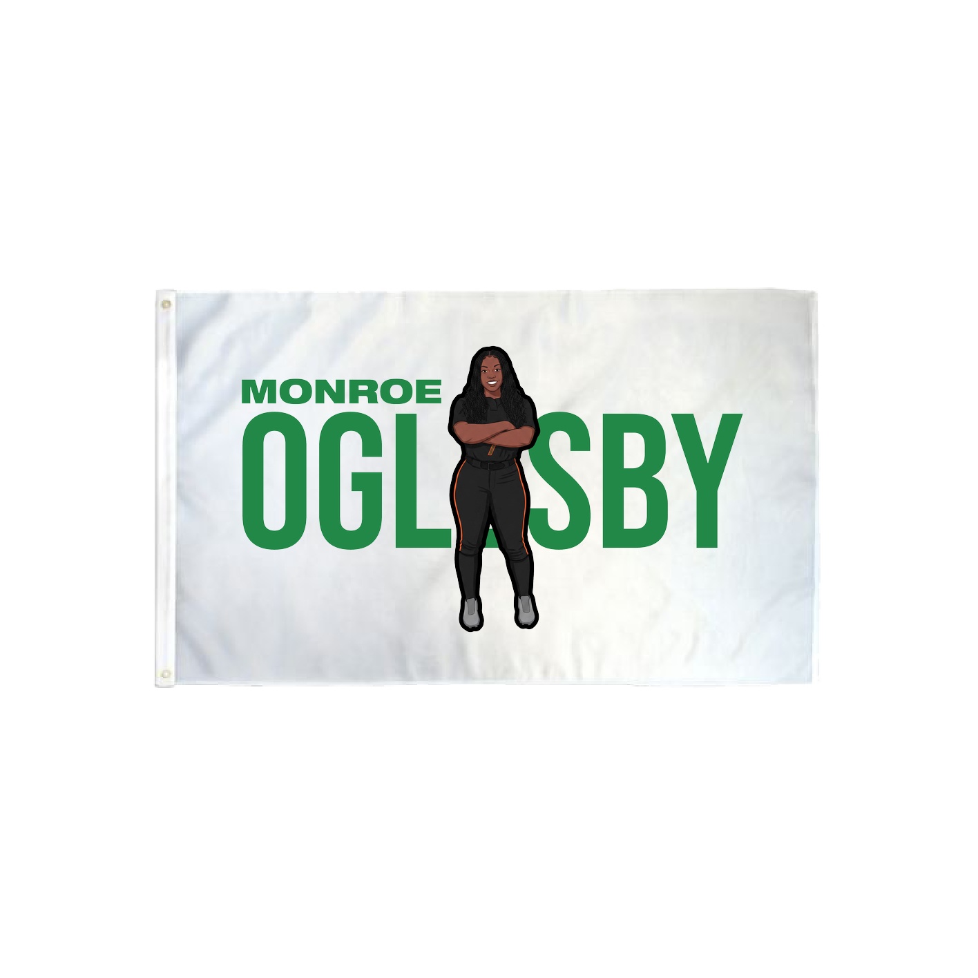 3x5 Flag — Player Name in Classic