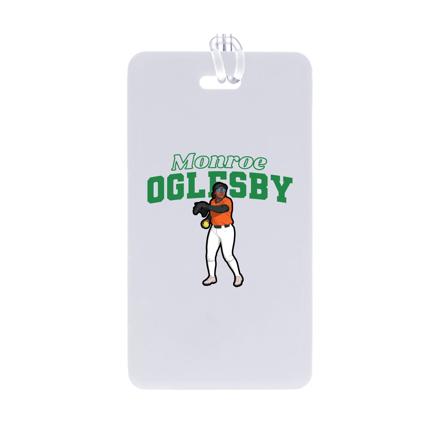 Bag Tag — Name Arch in Classic