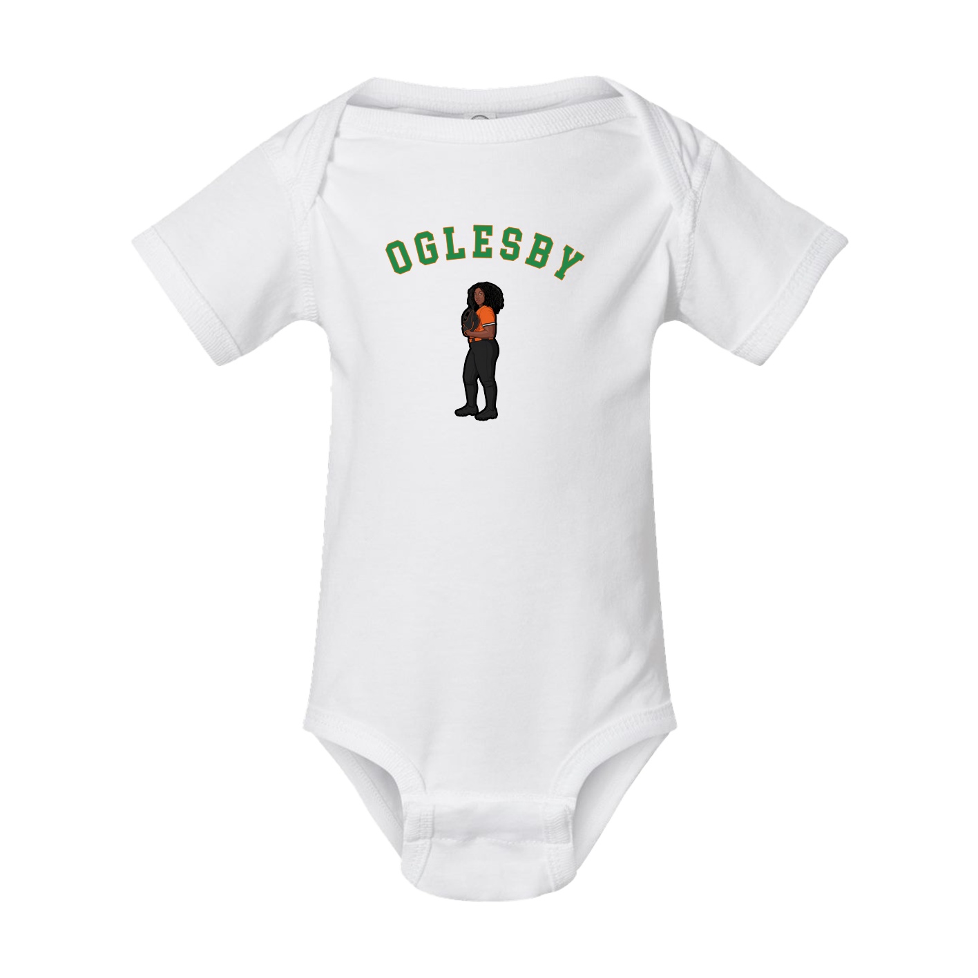Baby Onesie — Shirsey Arch in White