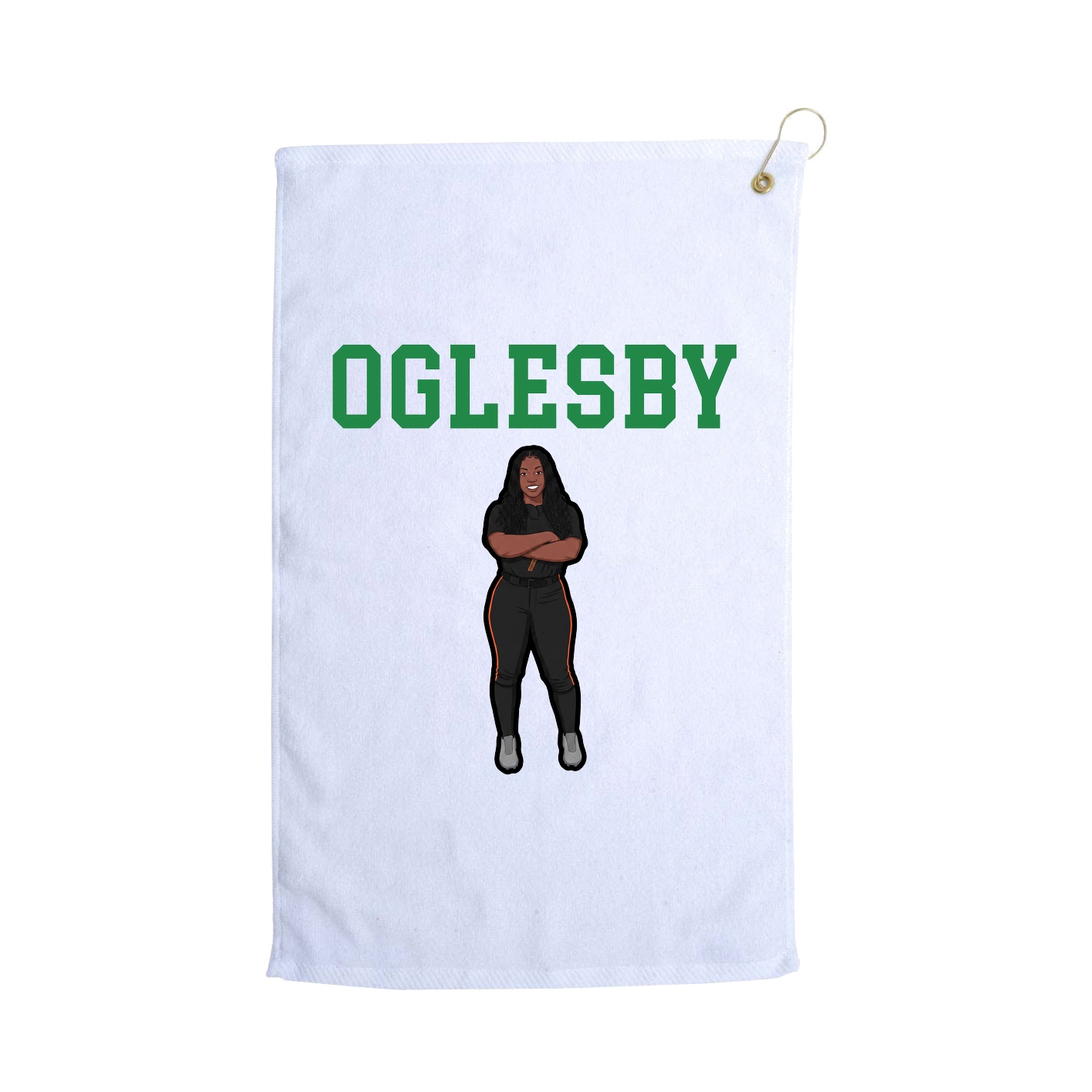 Golf Towel — Shirsey in White