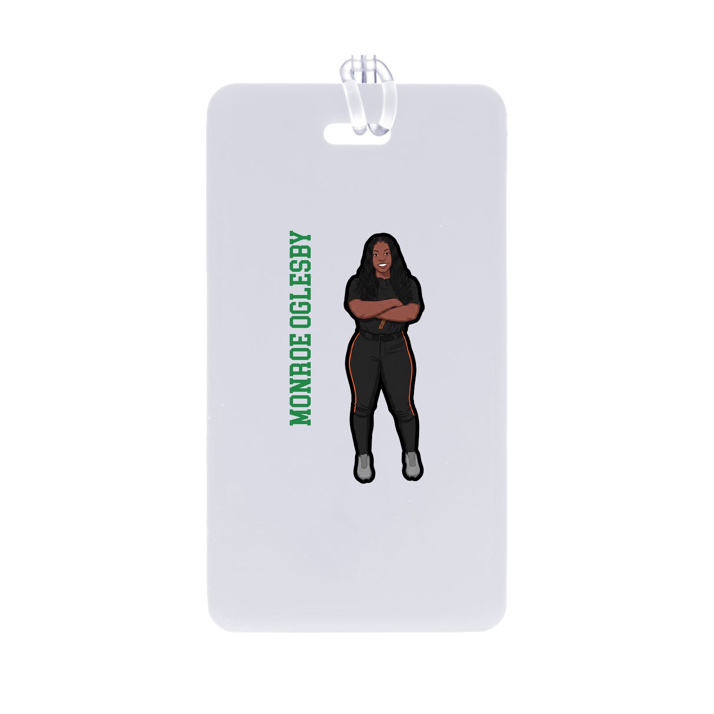 Bag Tag — Name Vertical in Classic