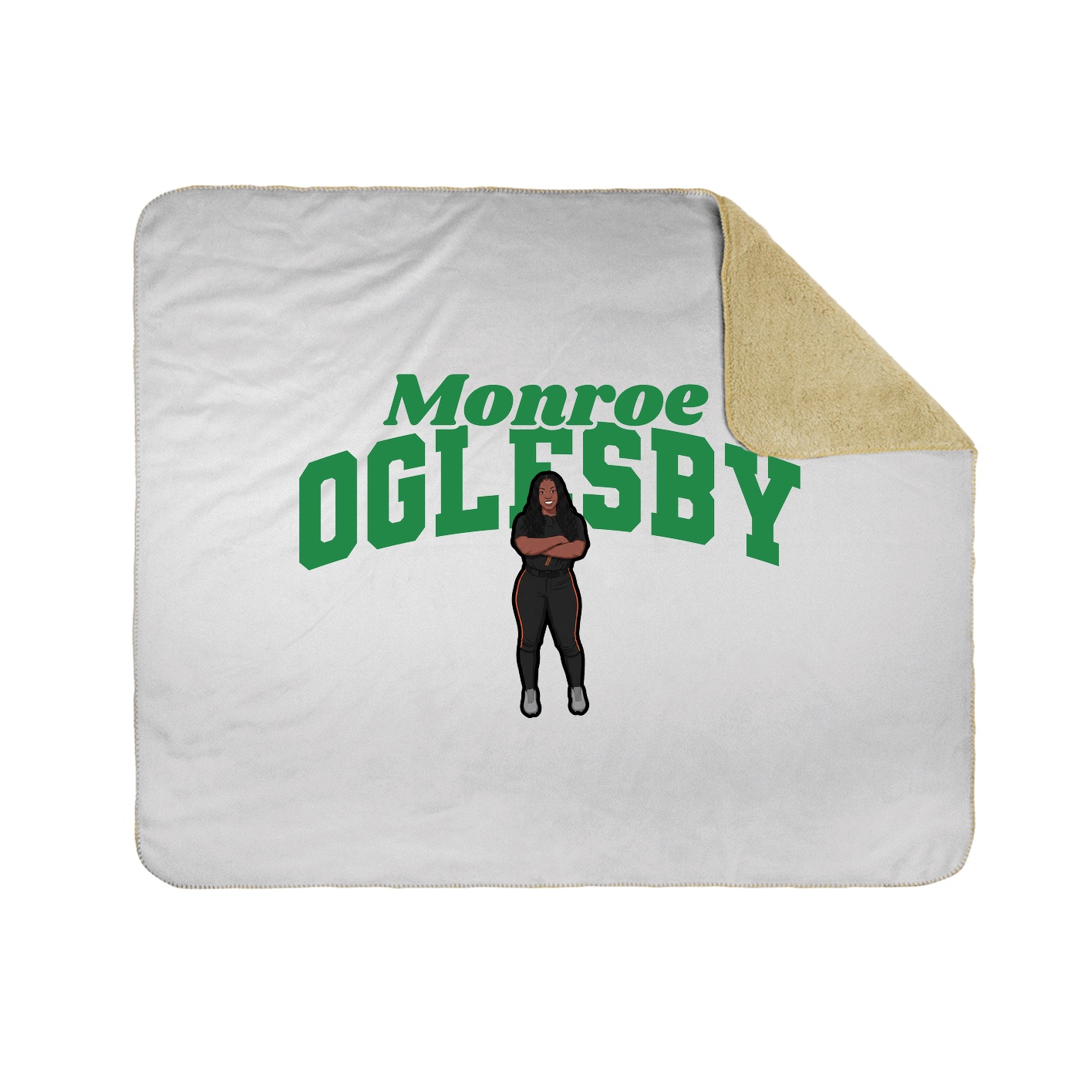 Throw Blanket — Signature Arch in White