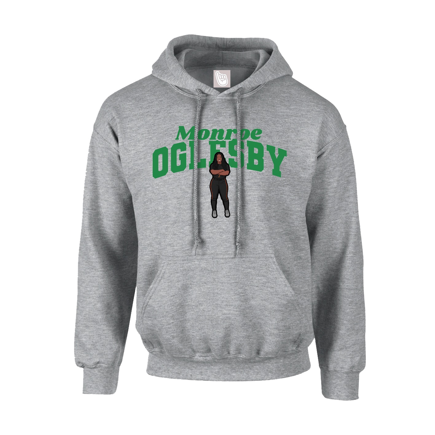 Hoodie — Signature Arch in Grey