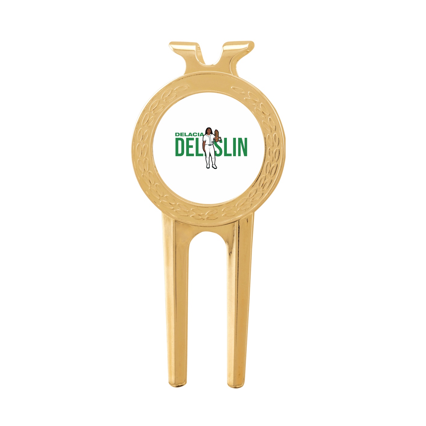 Divot Tool with Ball Marker — Player Name in Classic