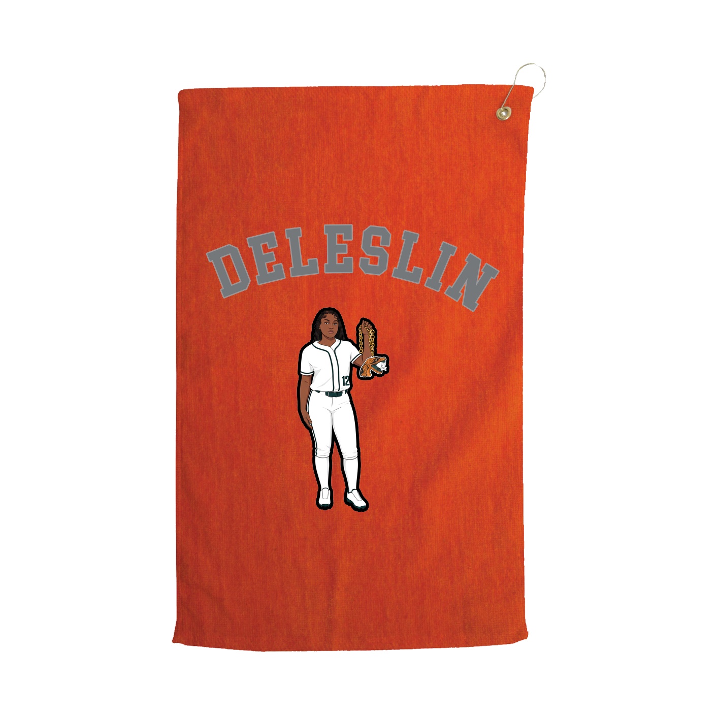 Golf Towel — Shirsey Arch in Orange