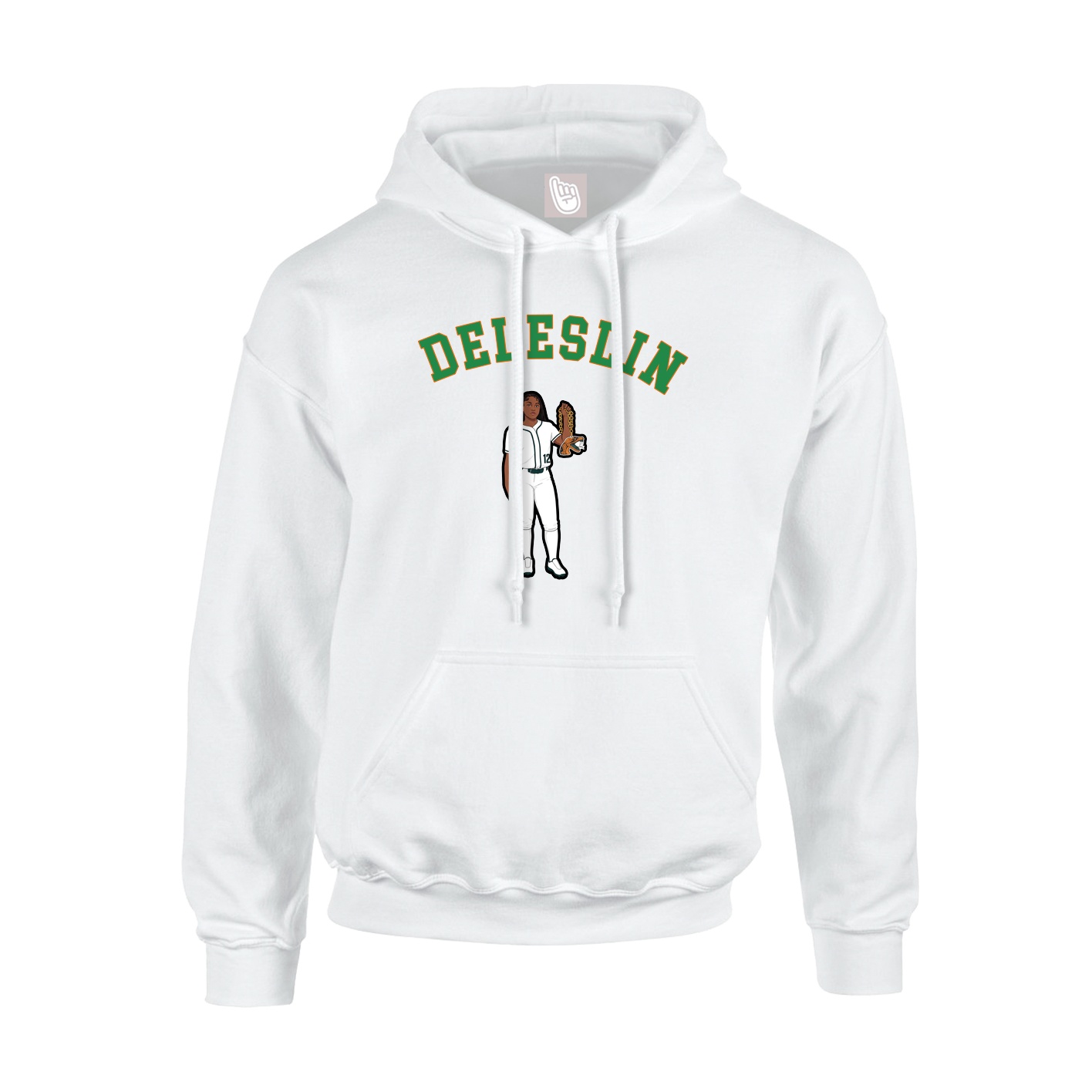 Hoodie — Shirsey Arch in White