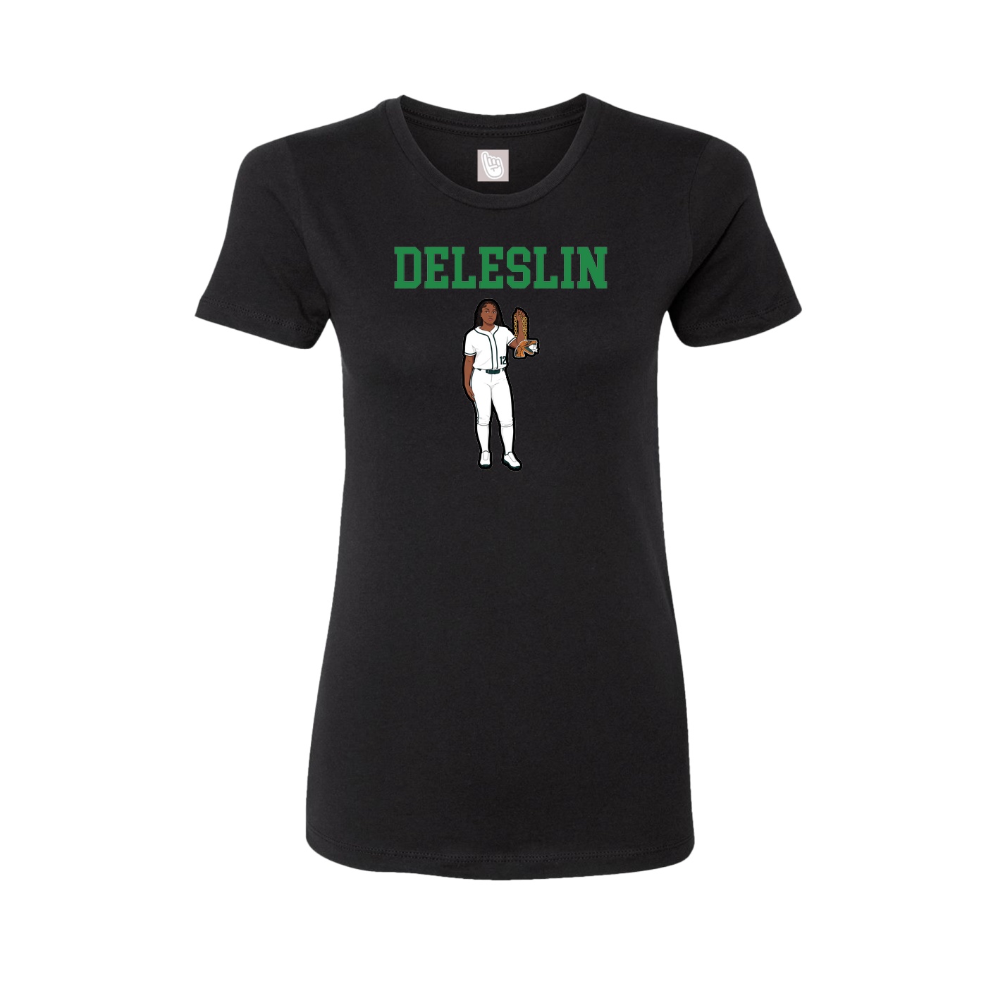 Fitted Women's Tee — Shirsey in Black