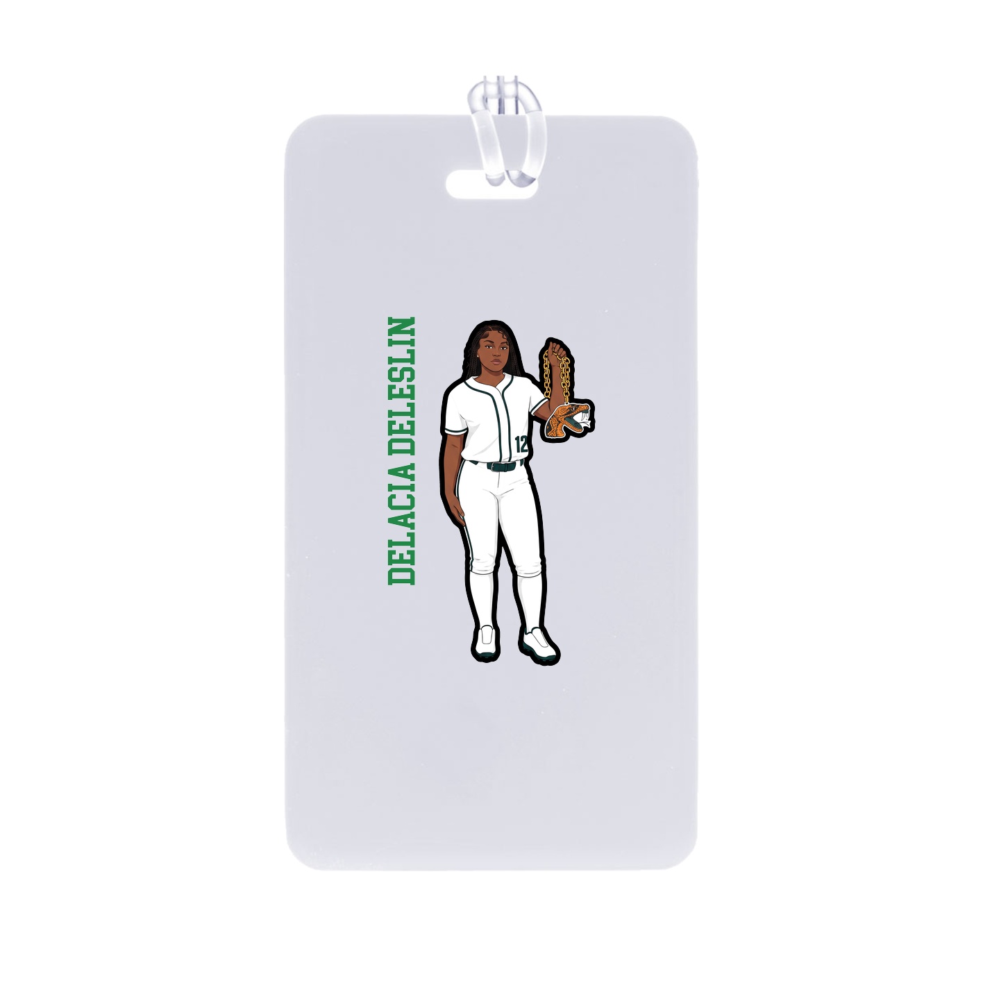 Bag Tag — Name Vertical in Classic