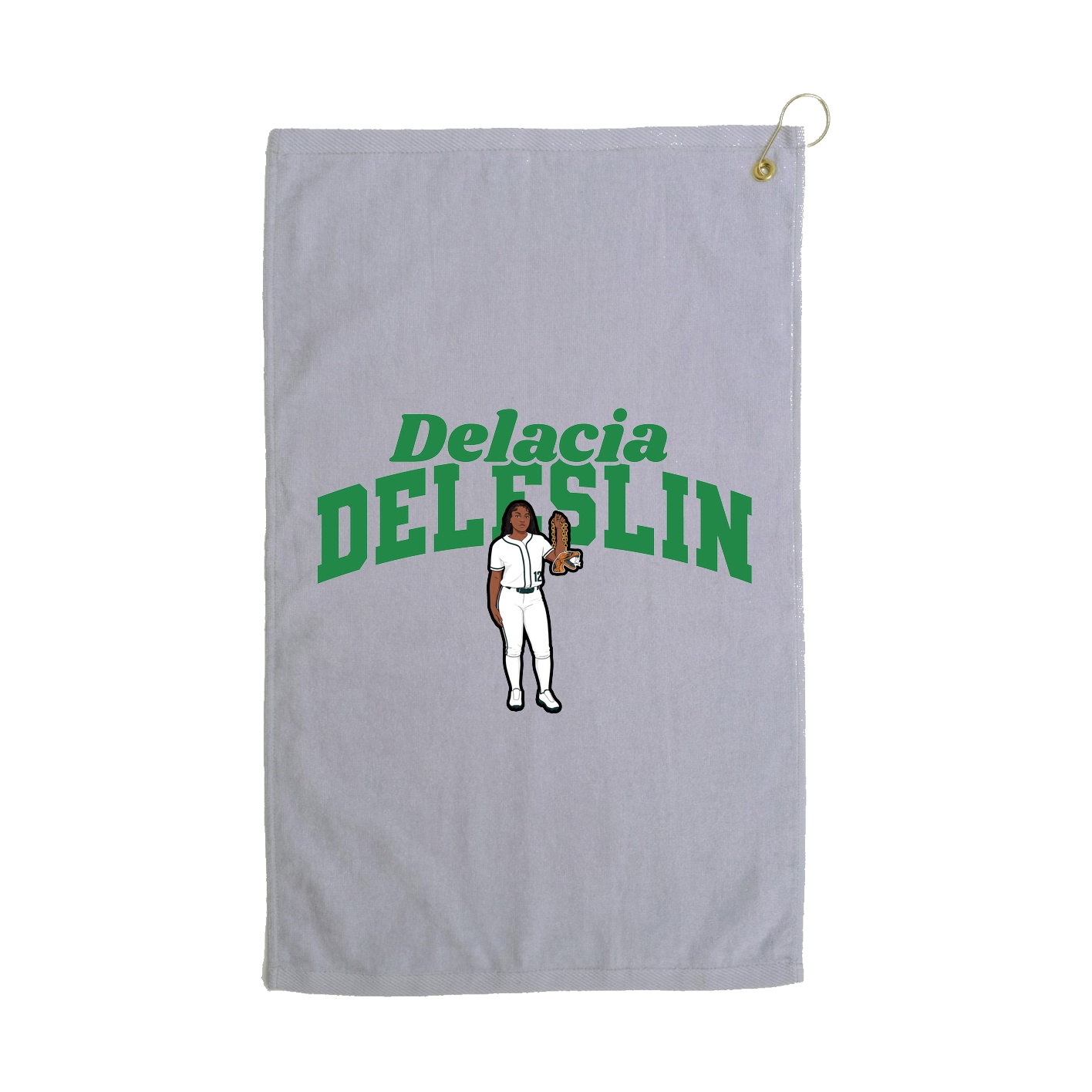 Golf Towel — Signature Arch in Grey
