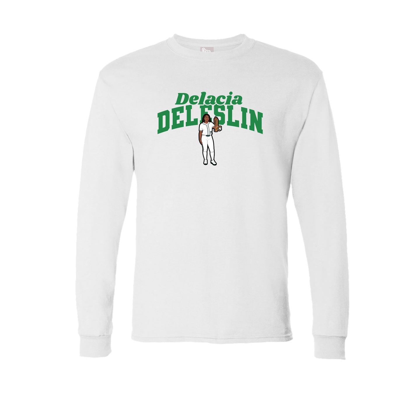 Long Sleeve Tee — Signature Arch in White