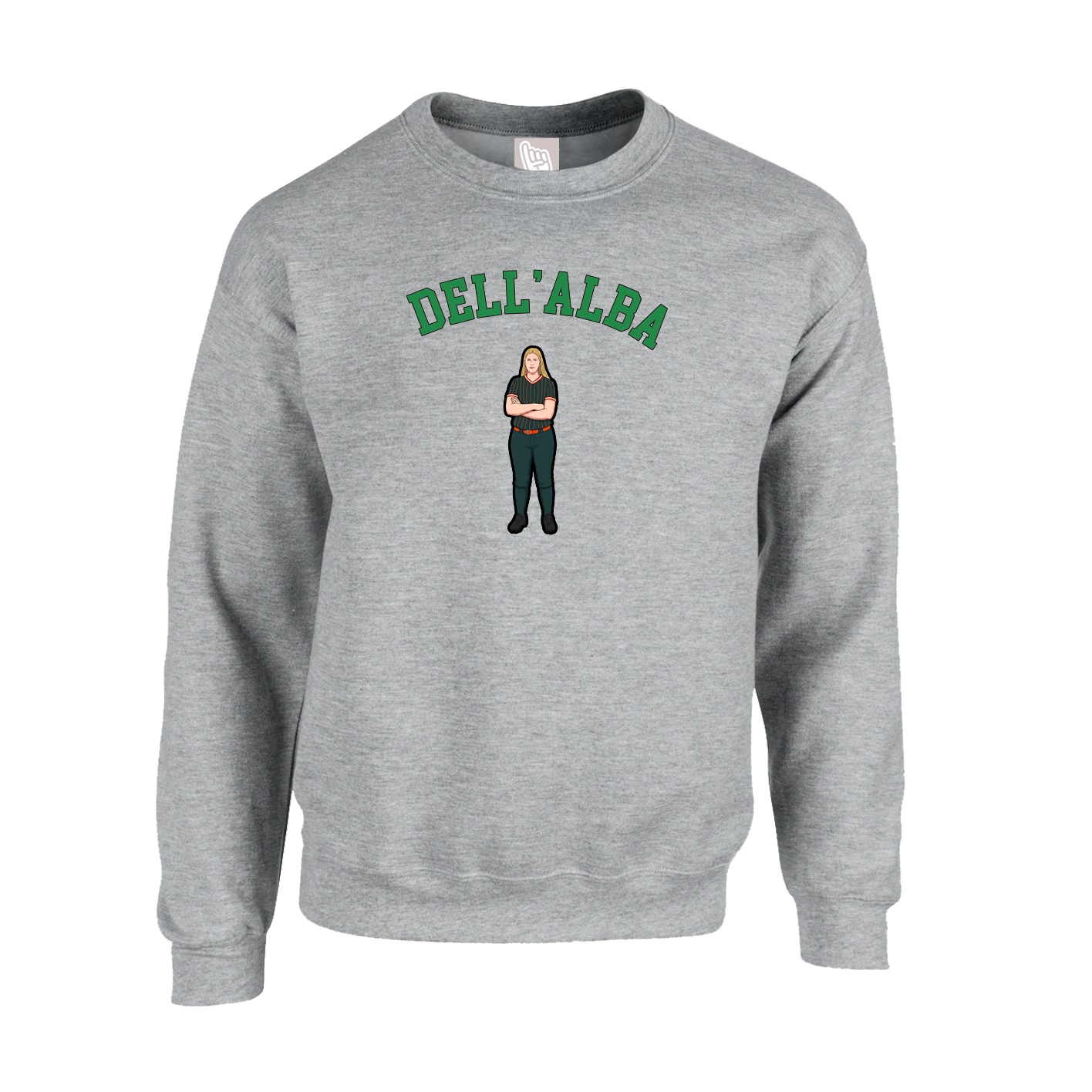 Fleece Crew — Shirsey Arch in Grey