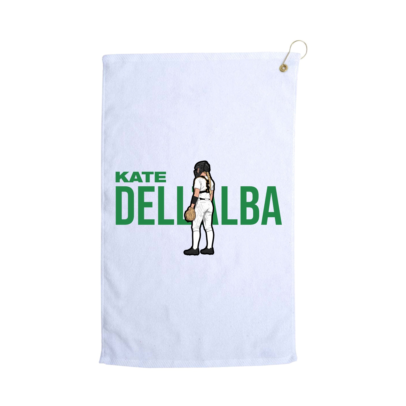 Golf Towel — Player Name in White
