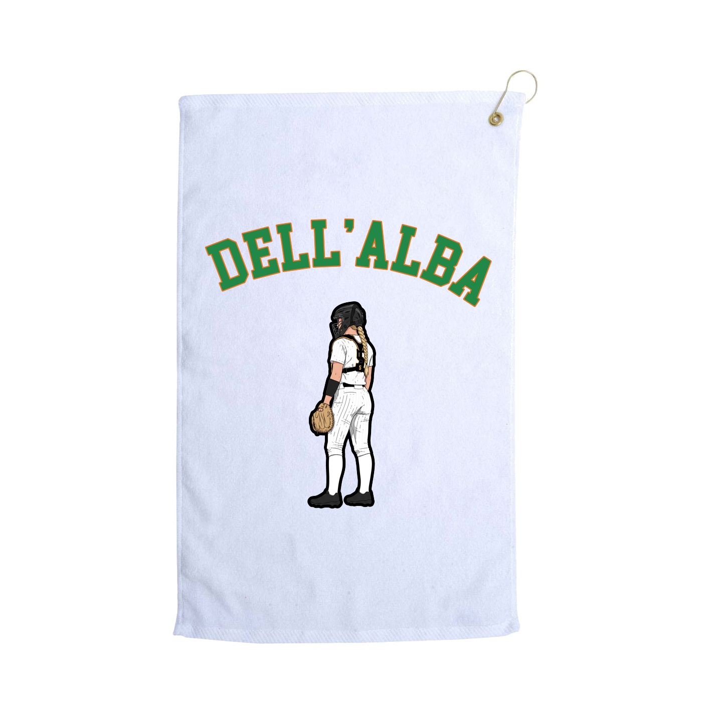 Golf Towel — Shirsey Arch in White