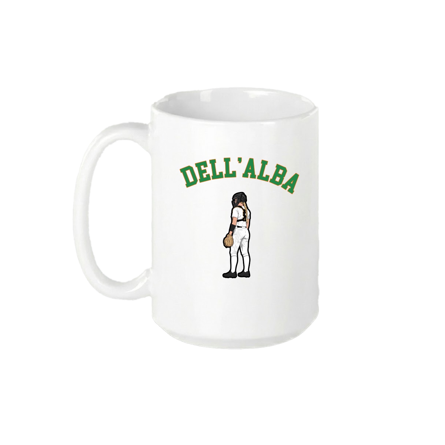 15oz Coffee Mug — Shirsey Arch in White