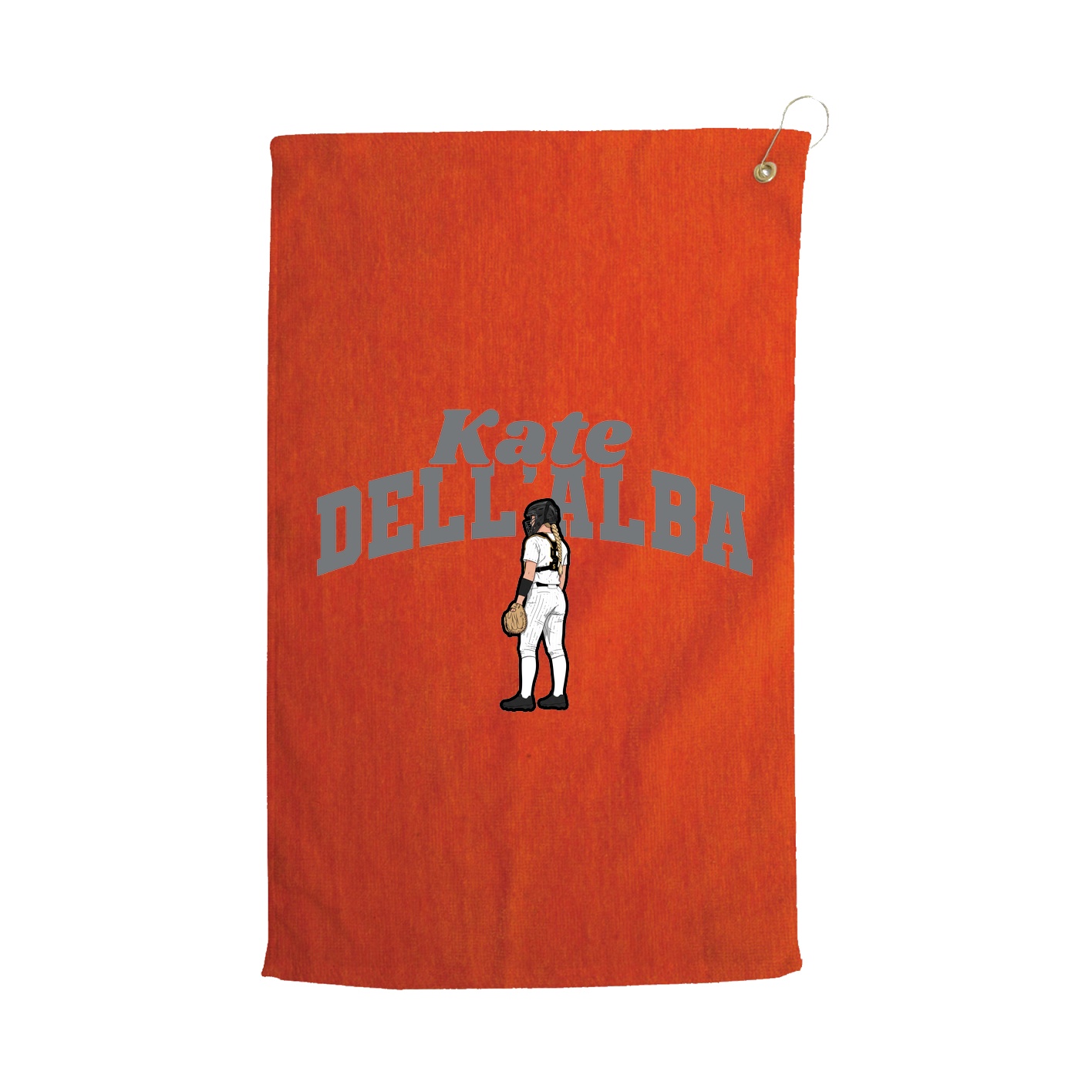 Golf Towel — Signature Arch in Orange
