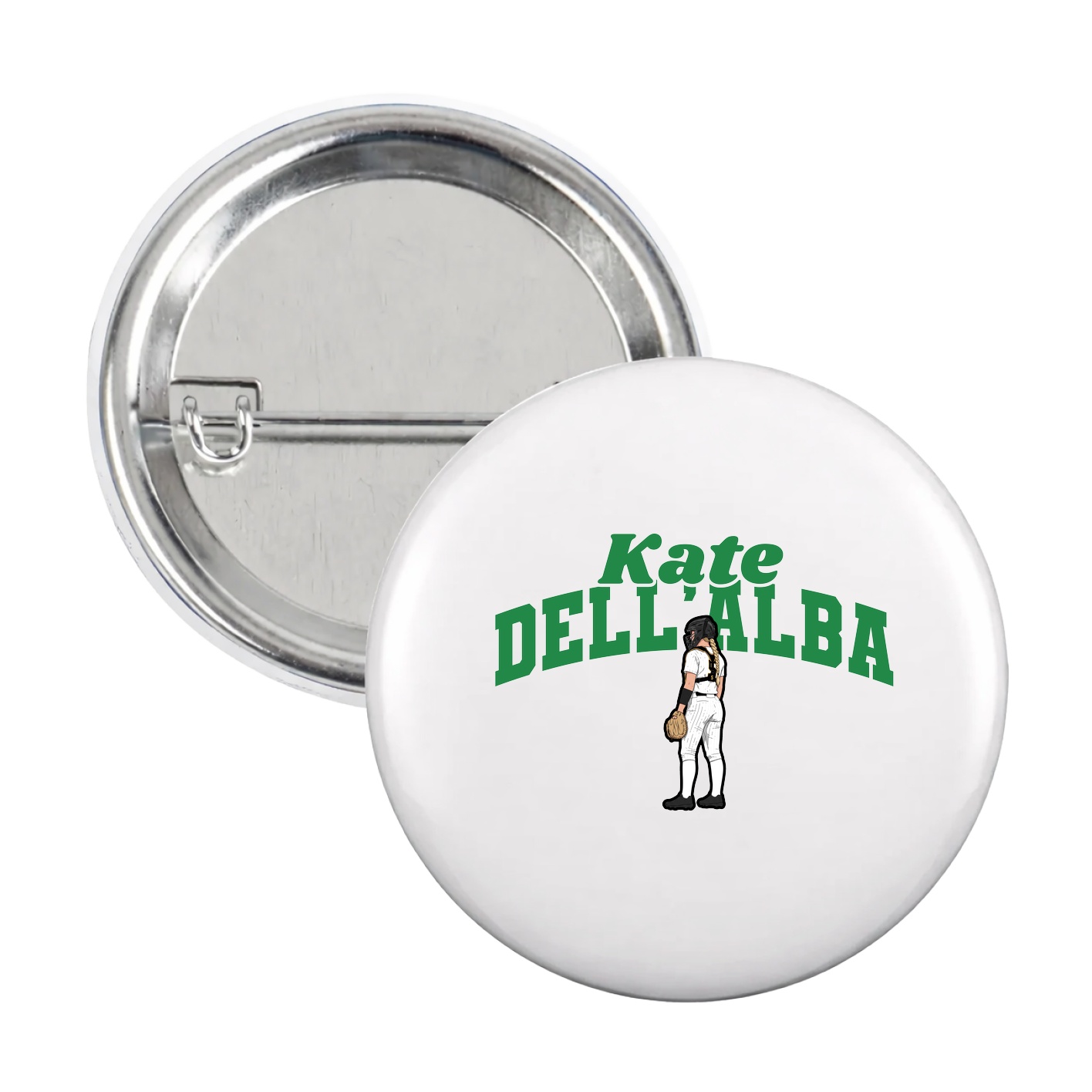 Game Day Button — Signature Arch in White