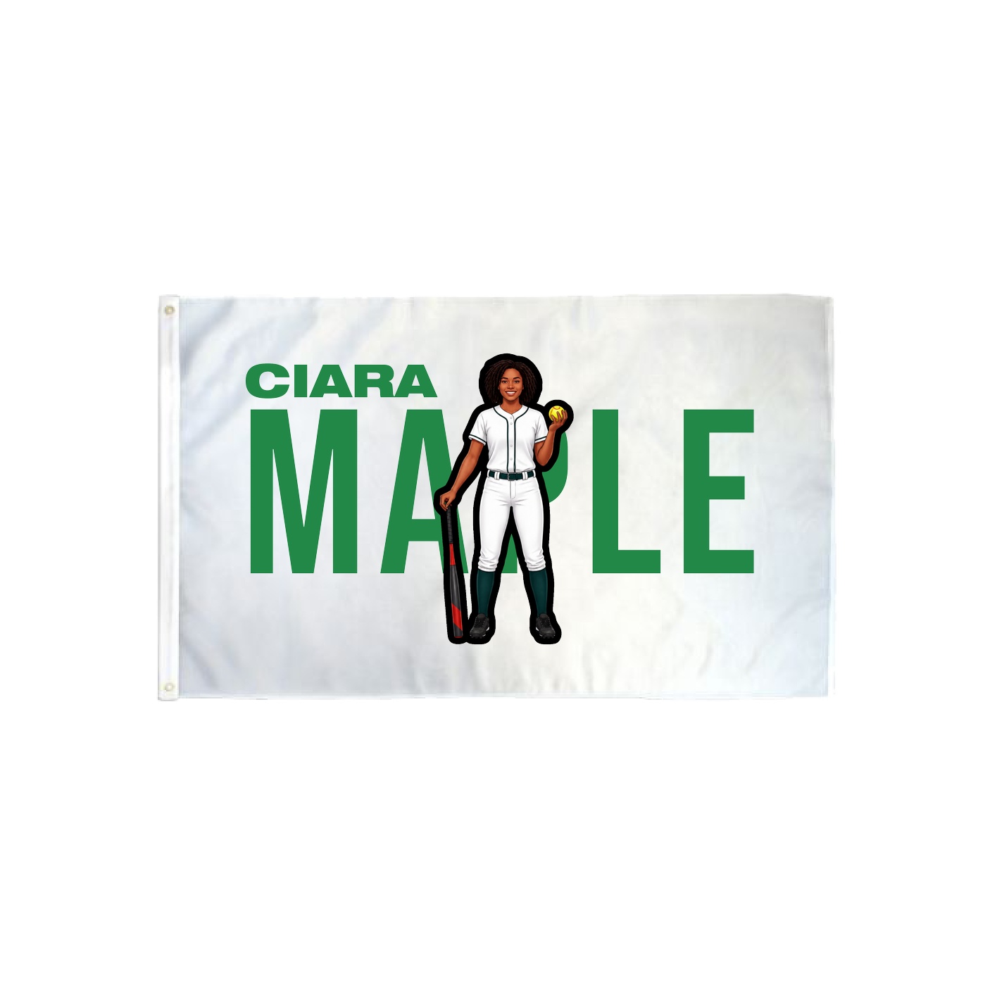 3x5 Flag — Player Name in Classic
