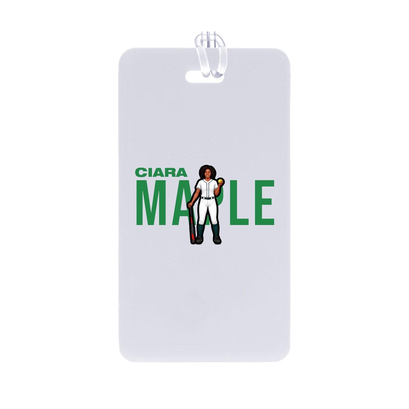 Bag Tag — Player Name in Classic