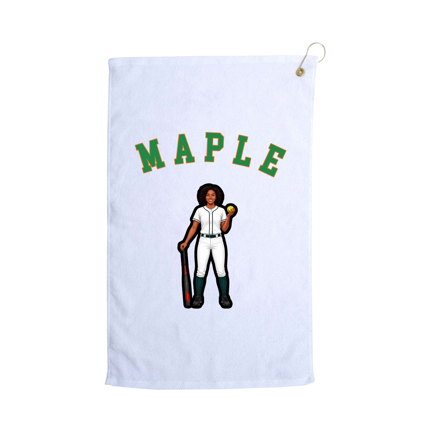 Golf Towel — Shirsey Arch in White