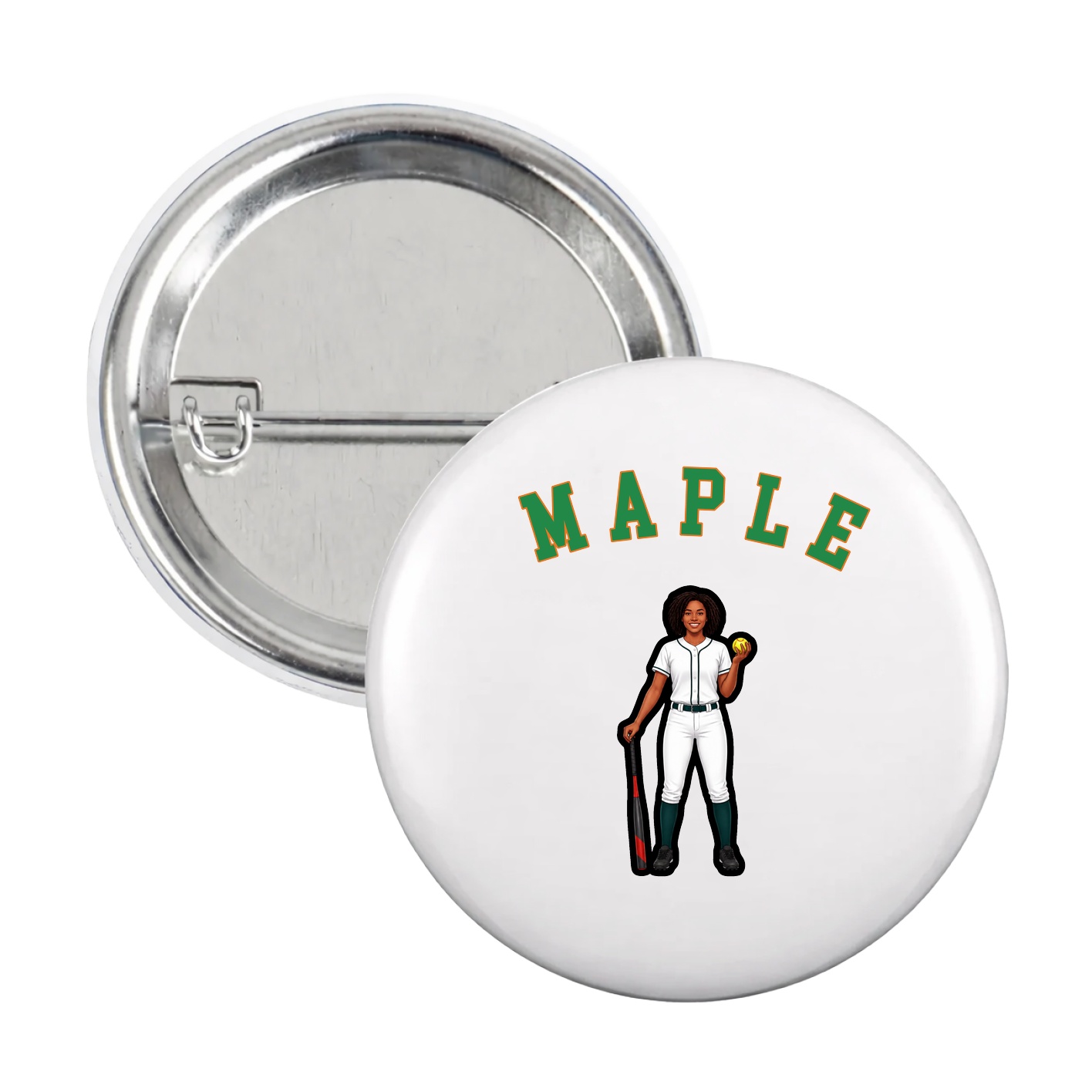 Game Day Button — Shirsey Arch in White