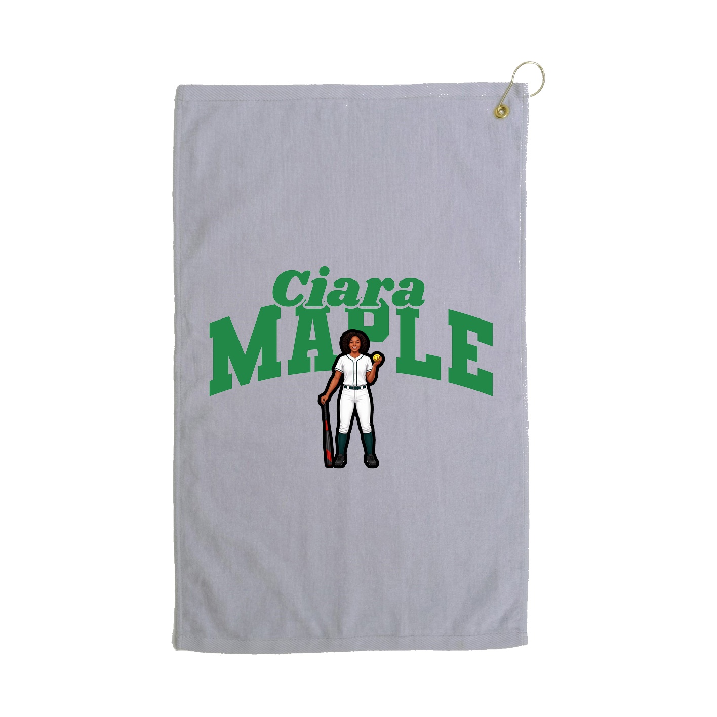 Golf Towel — Signature Arch in Grey