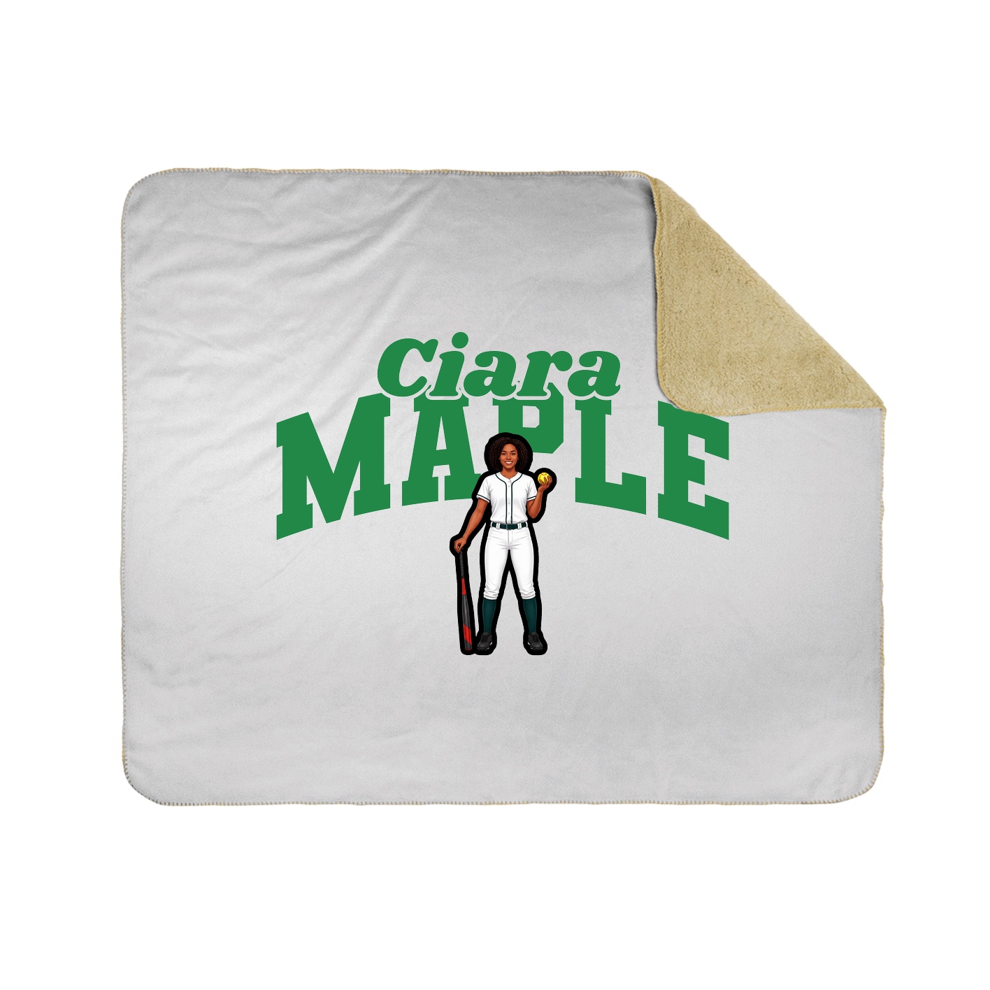Throw Blanket — Signature Arch in White