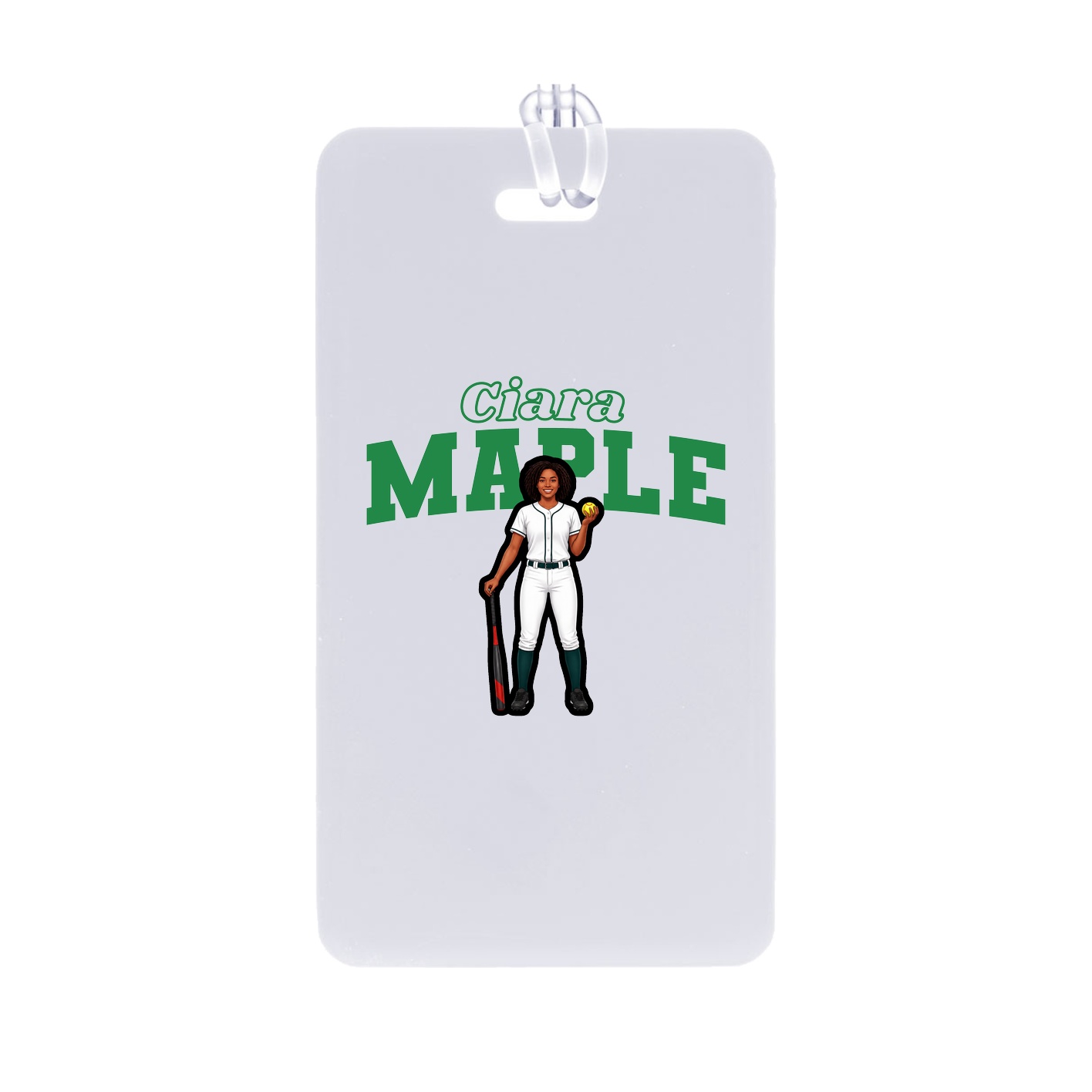 Bag Tag — Name Arch in Classic