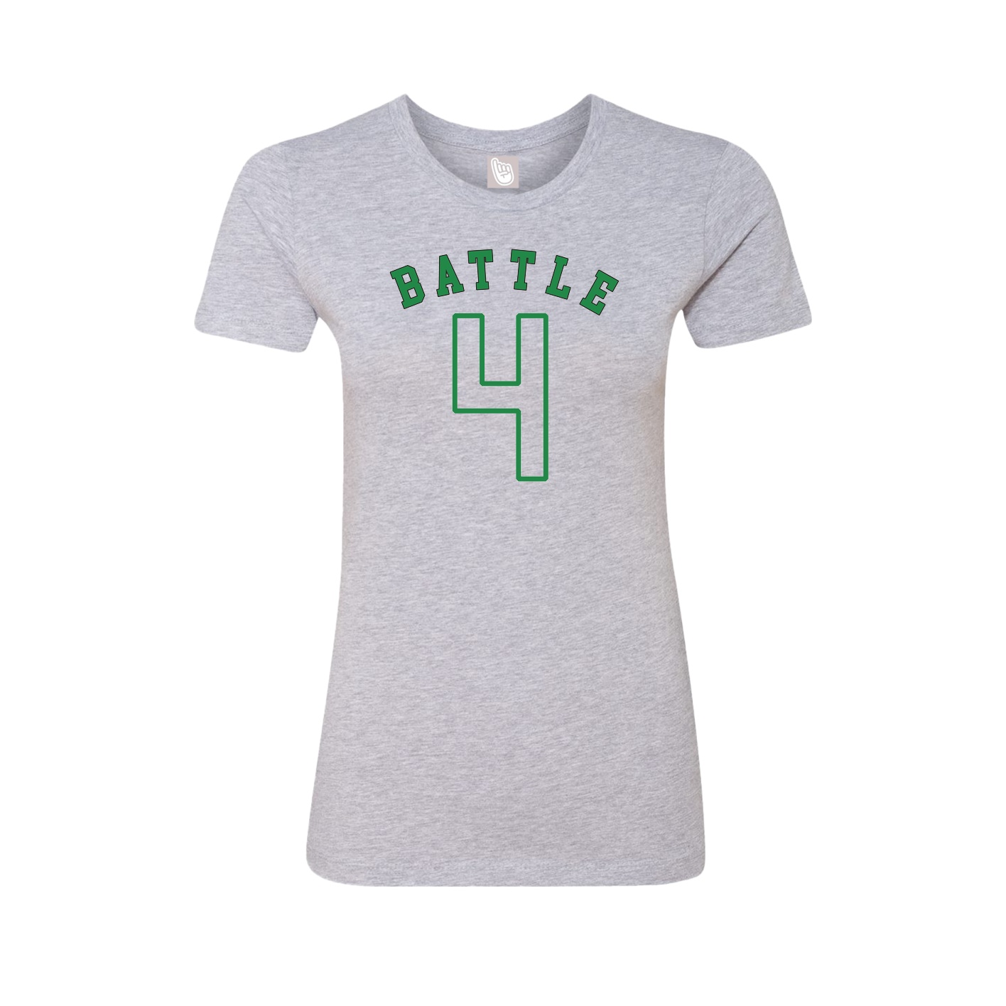 Fitted Women's Tee — Shirsey Arch in Grey