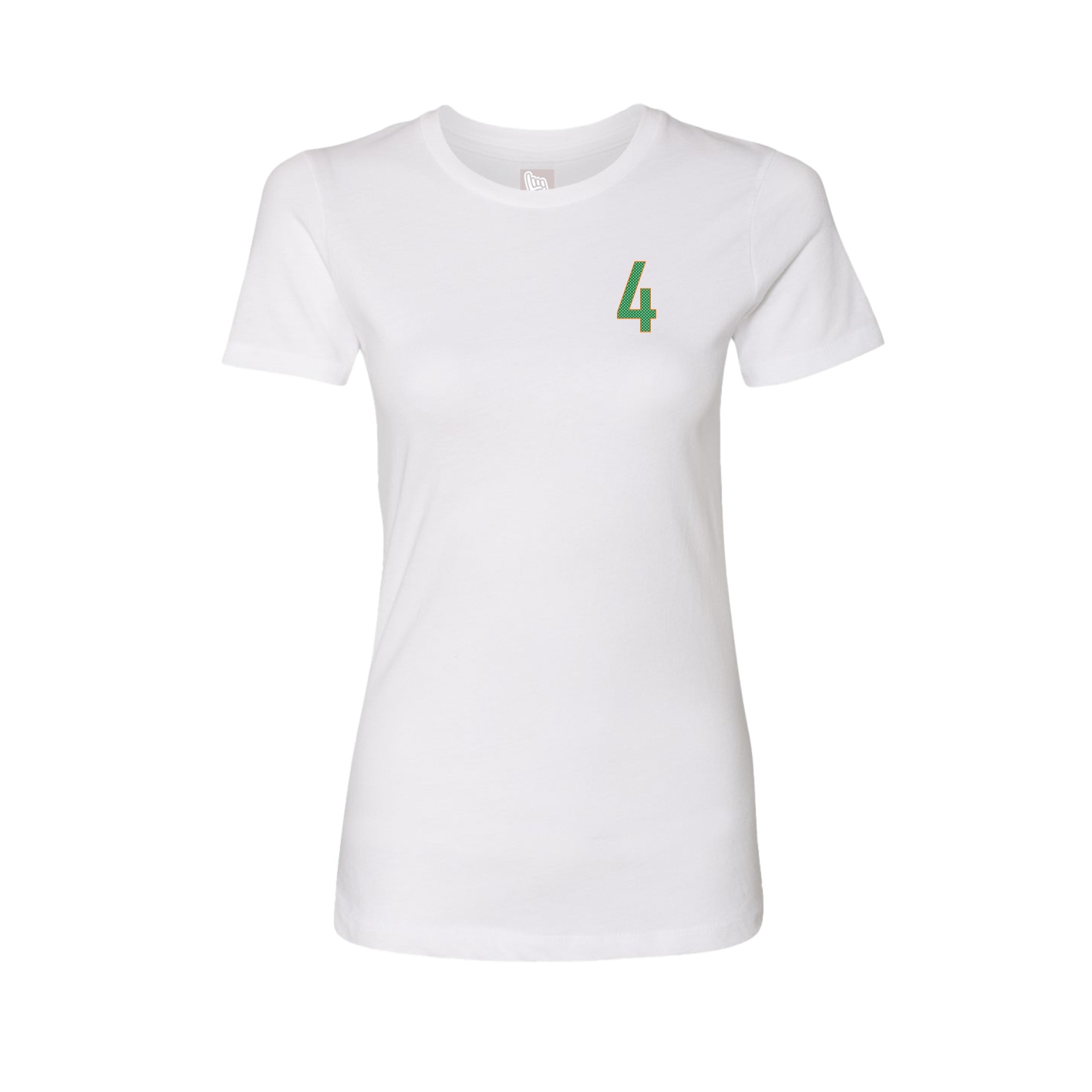 Fitted Women's Tee — Front Shirsy in White