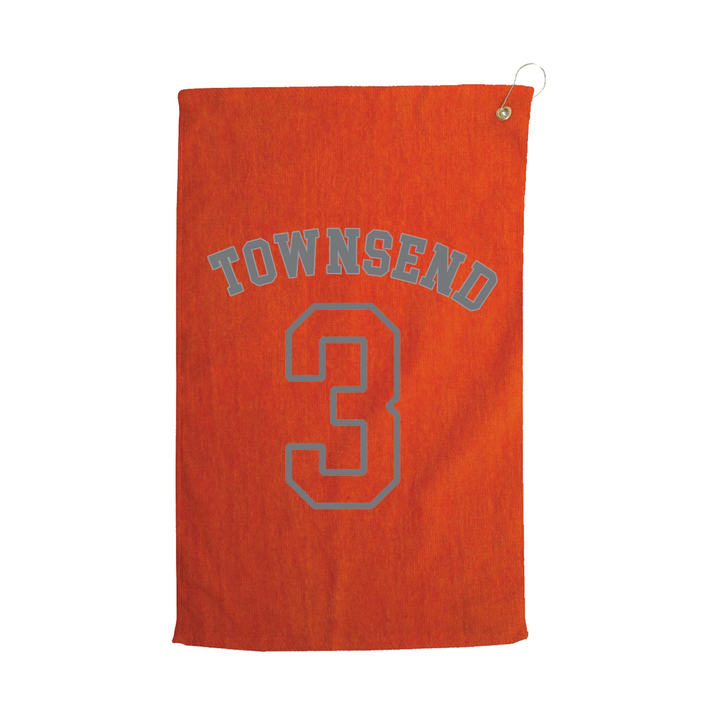 Golf Towel — Shirsey Arch in Orange
