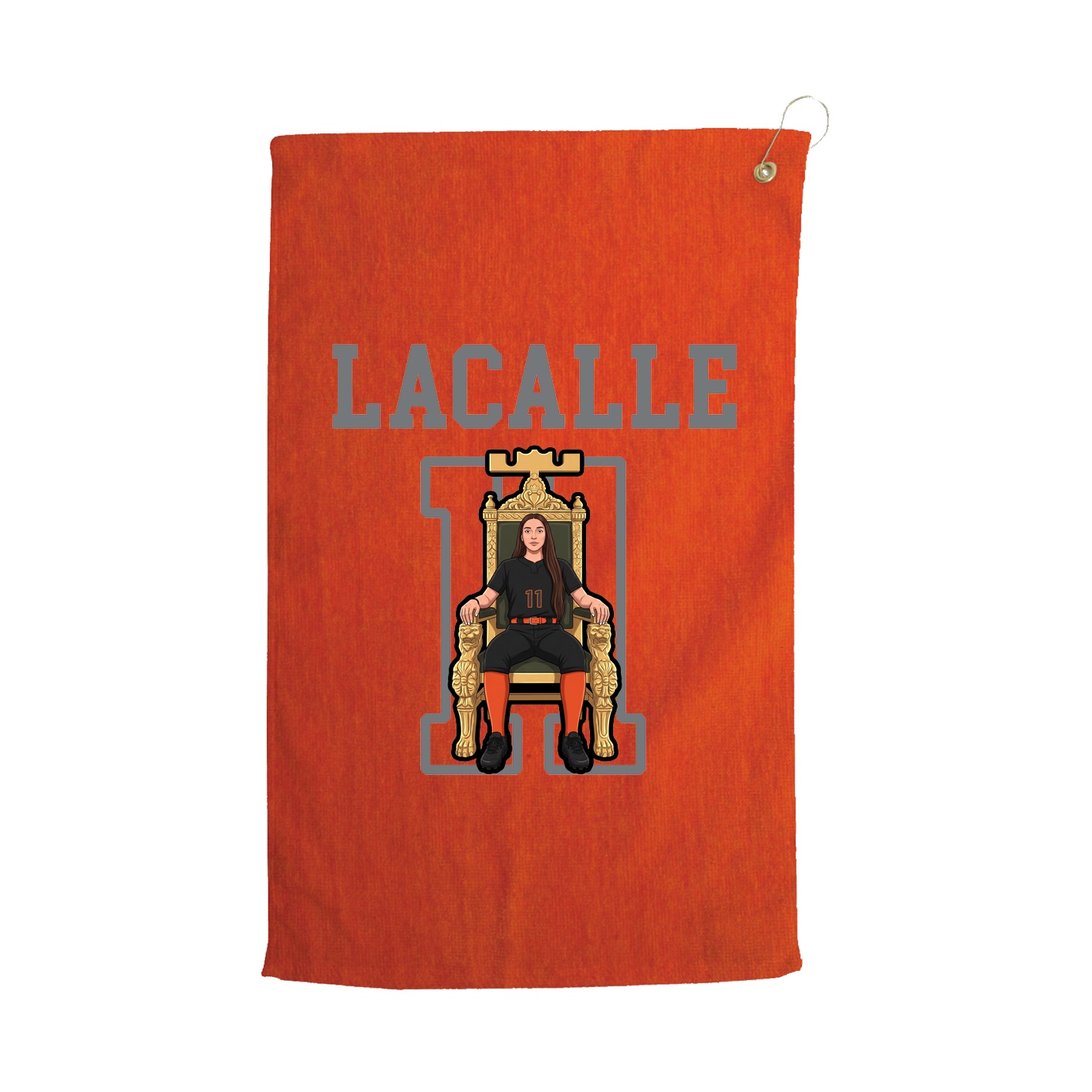 Golf Towel — Shirsey in Orange