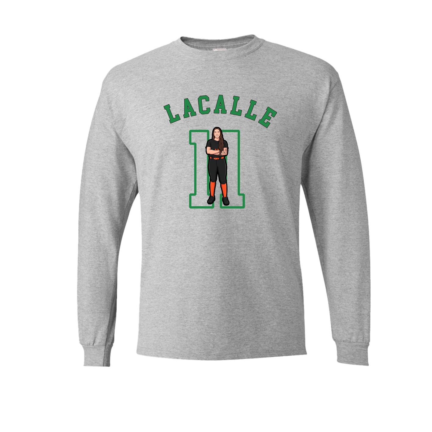 Long Sleeve Tee — Shirsey Arch in Grey