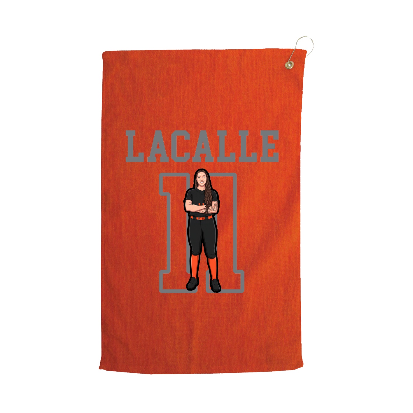 Golf Towel — Shirsey in Orange