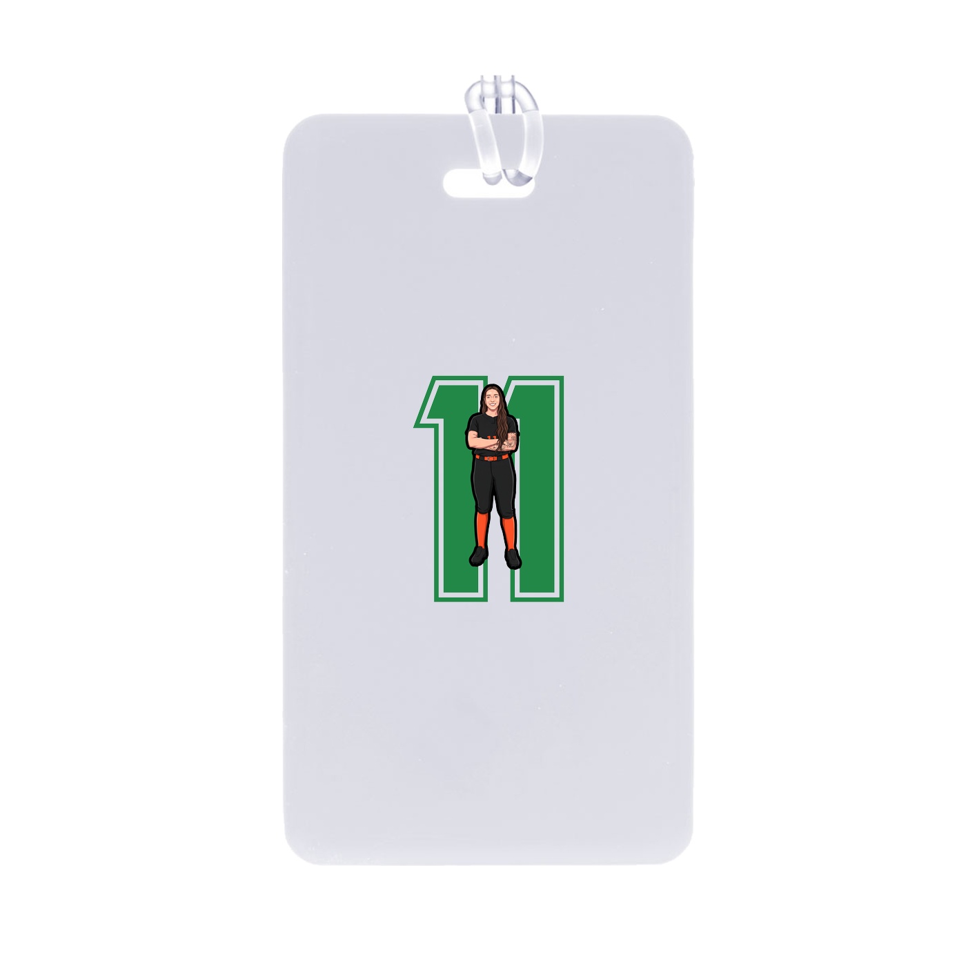 Bag Tag — Number in Classic