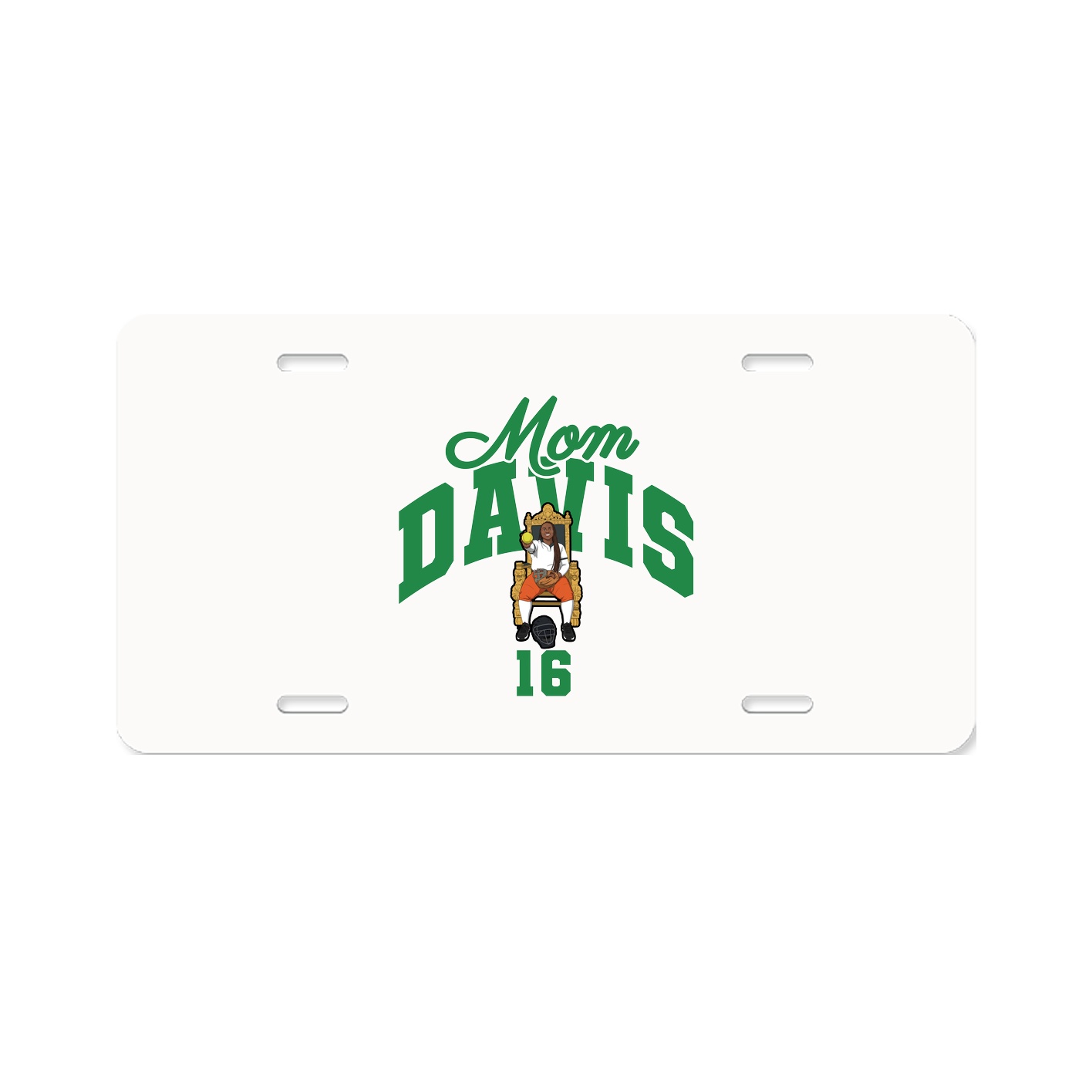 License Plate — Mothers Day Arch in Classic
