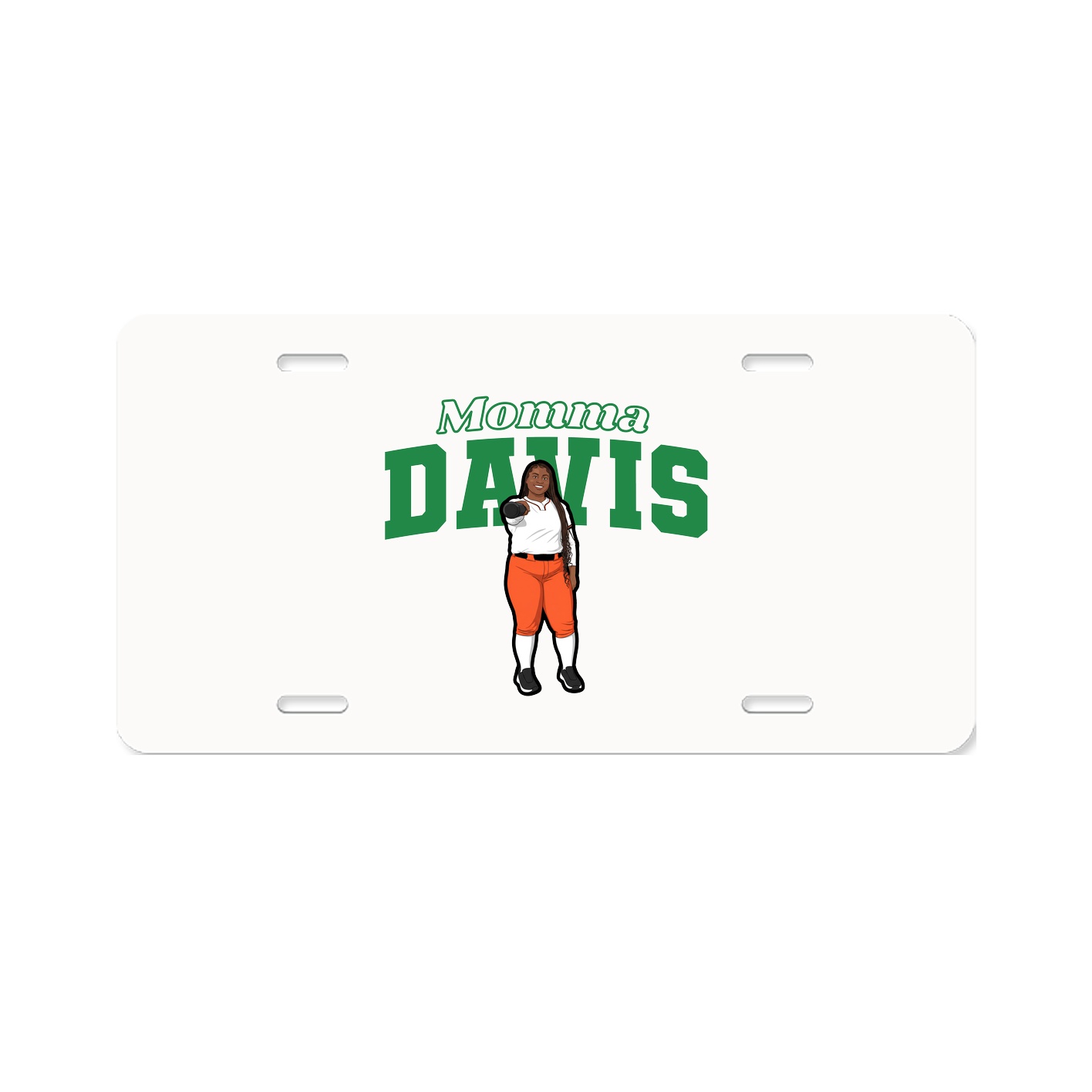 License Plate — Mothers Day Block in Classic