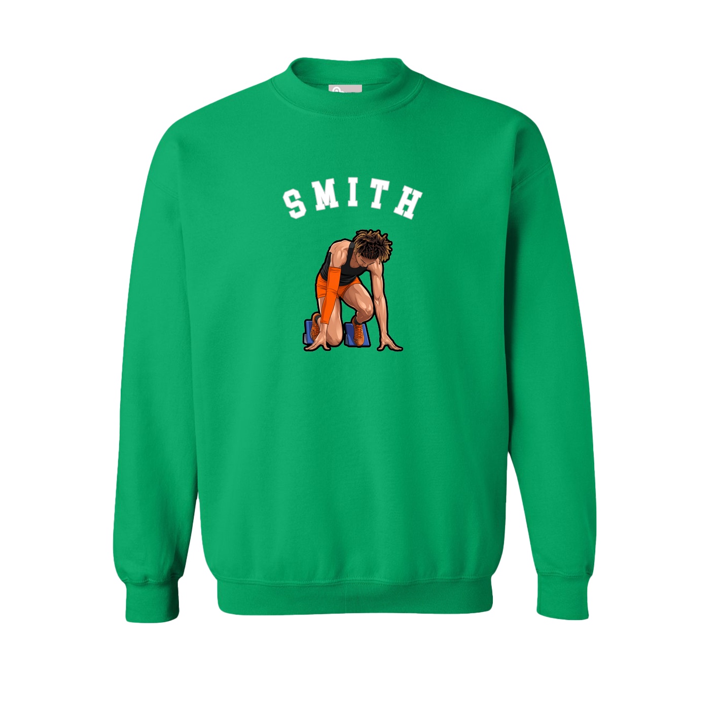 Fleece Crew — Shirsey Arch in Green