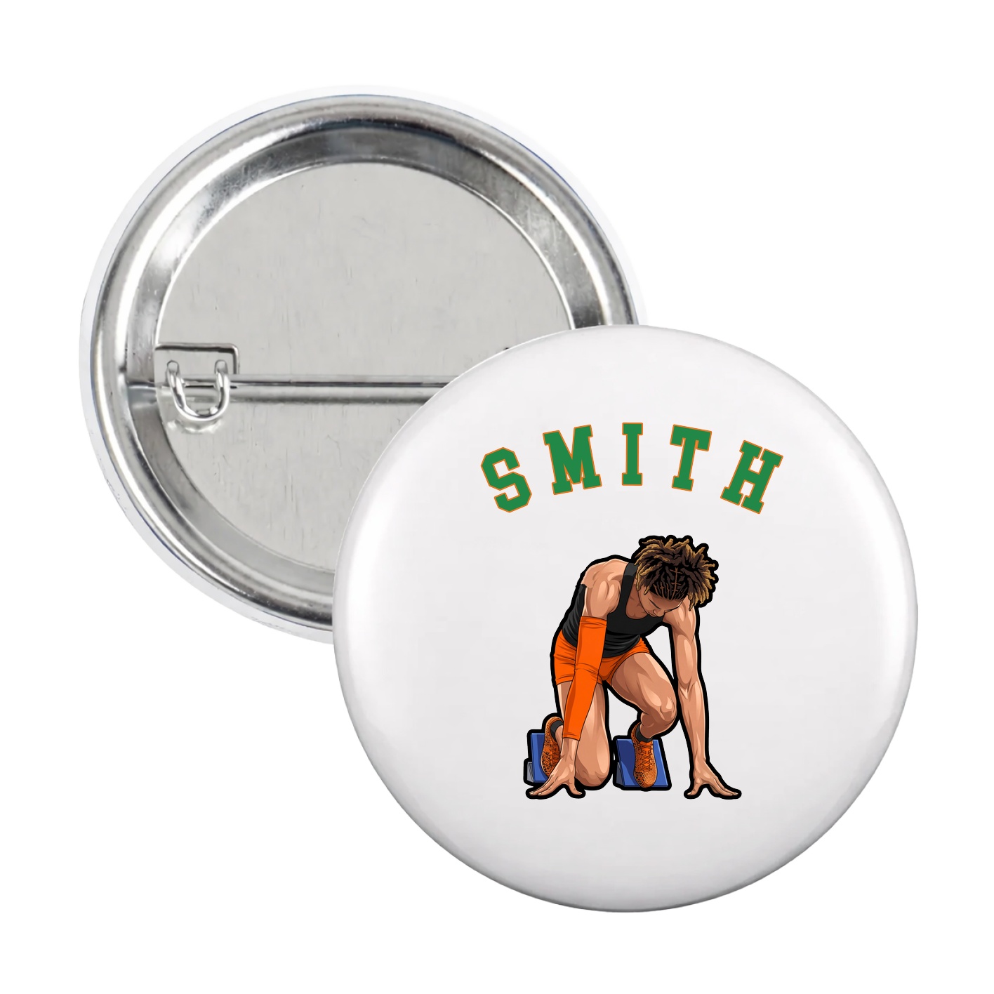 Game Day Button — Shirsey Arch in White