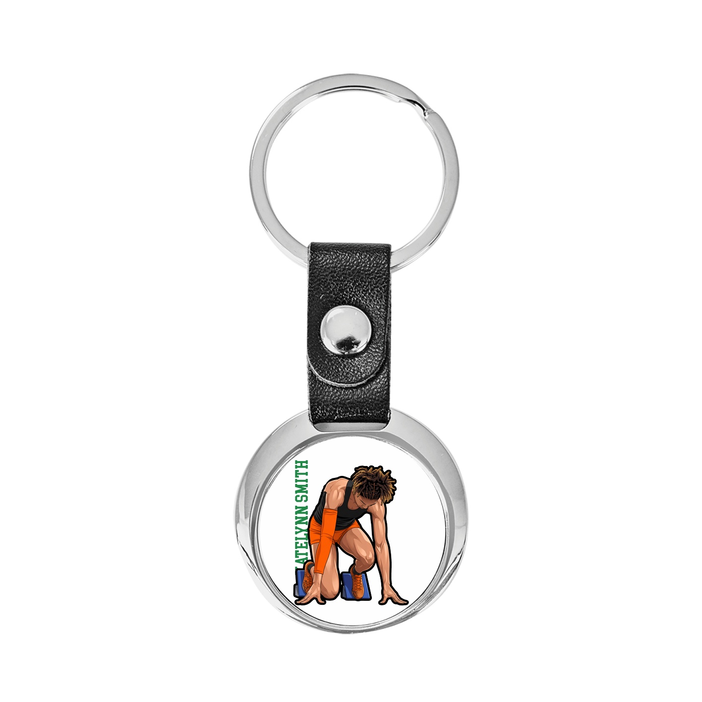 Key Chain — Name Vertical in Classic
