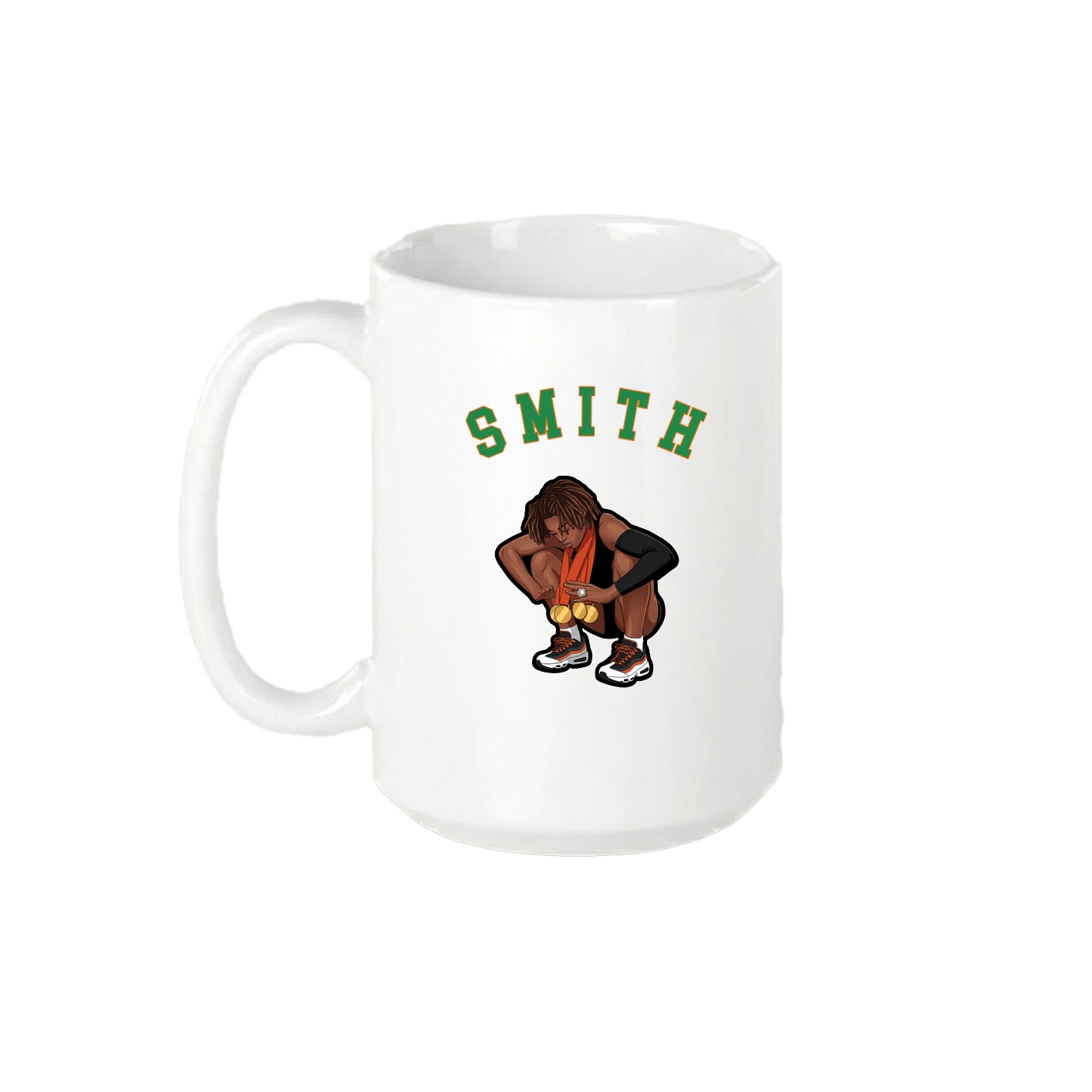 15oz Coffee Mug — Shirsey Arch in White