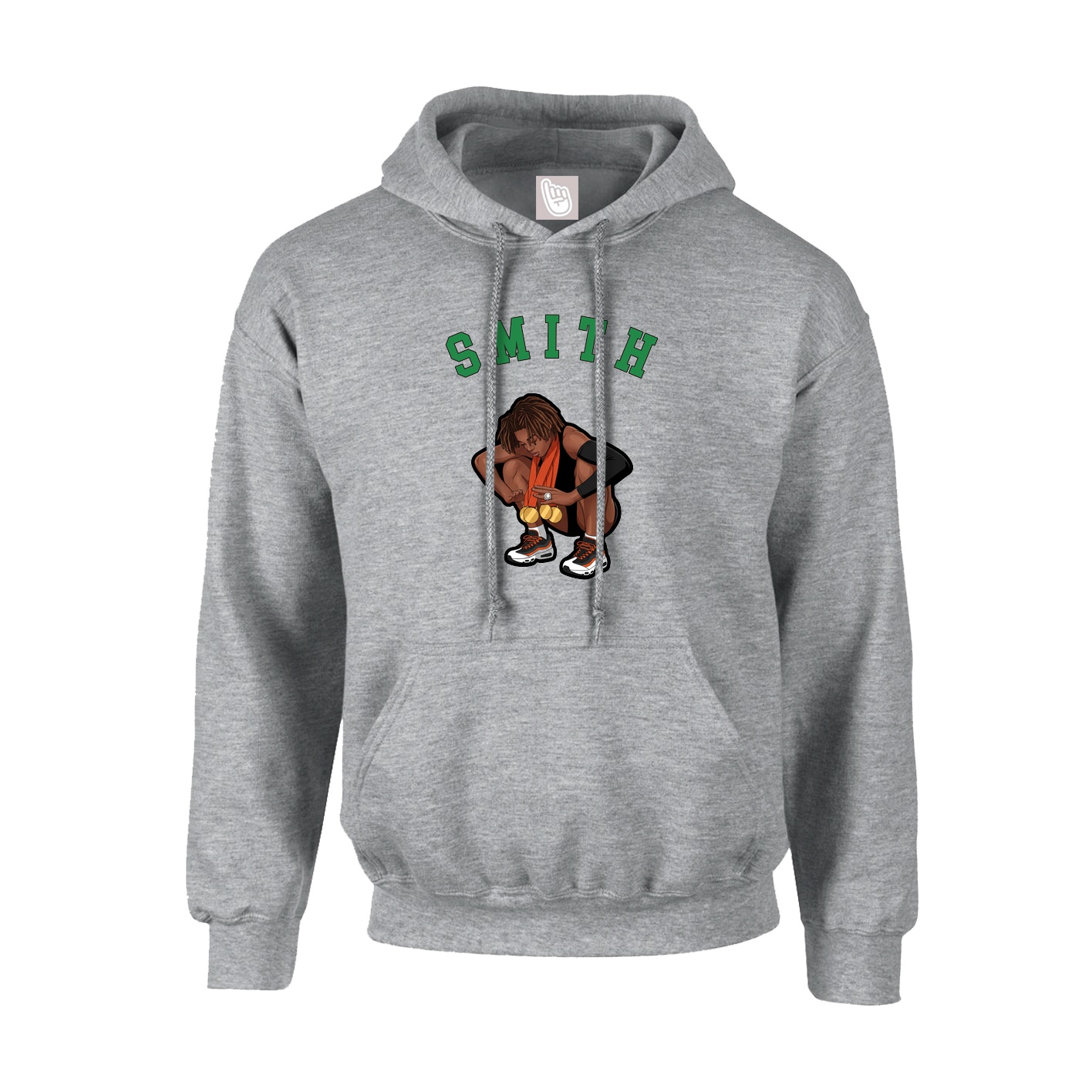 Youth Hoodie — Shirsey Arch in Grey